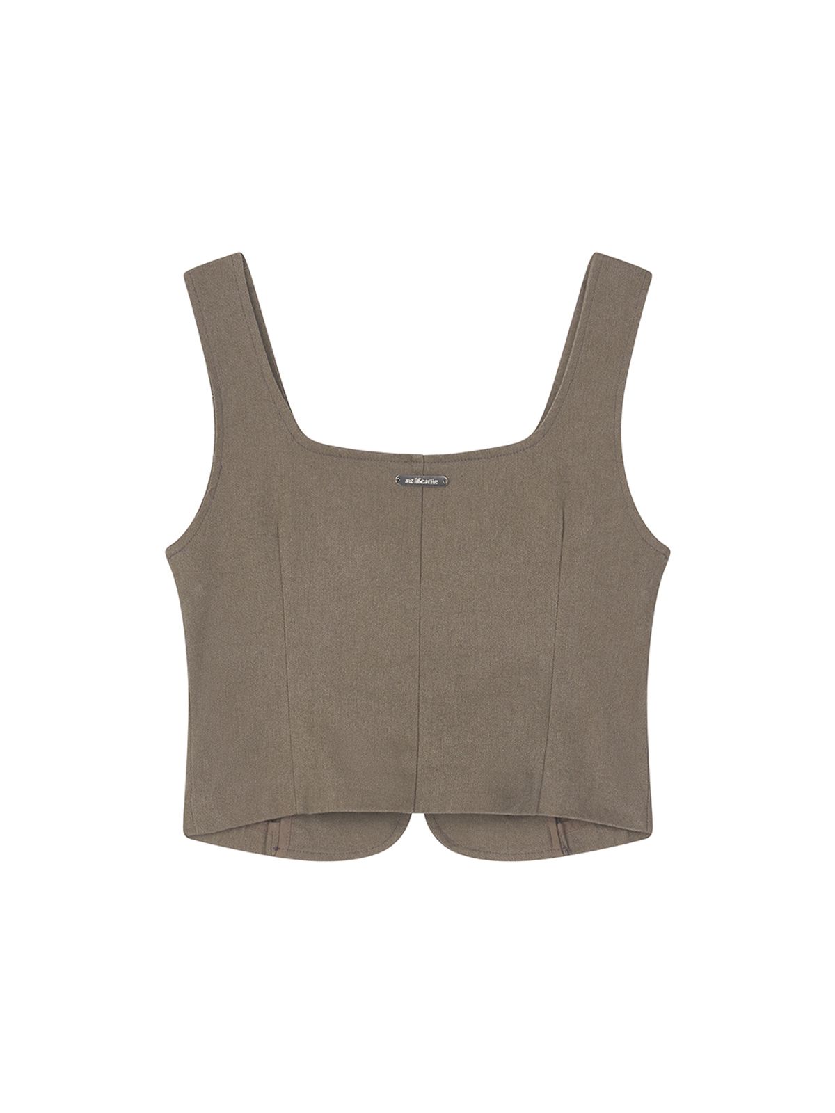 에즈이프 캘리(ASIF CALIE) DESERT HOOK BUSTIER KHAKI BEIGE