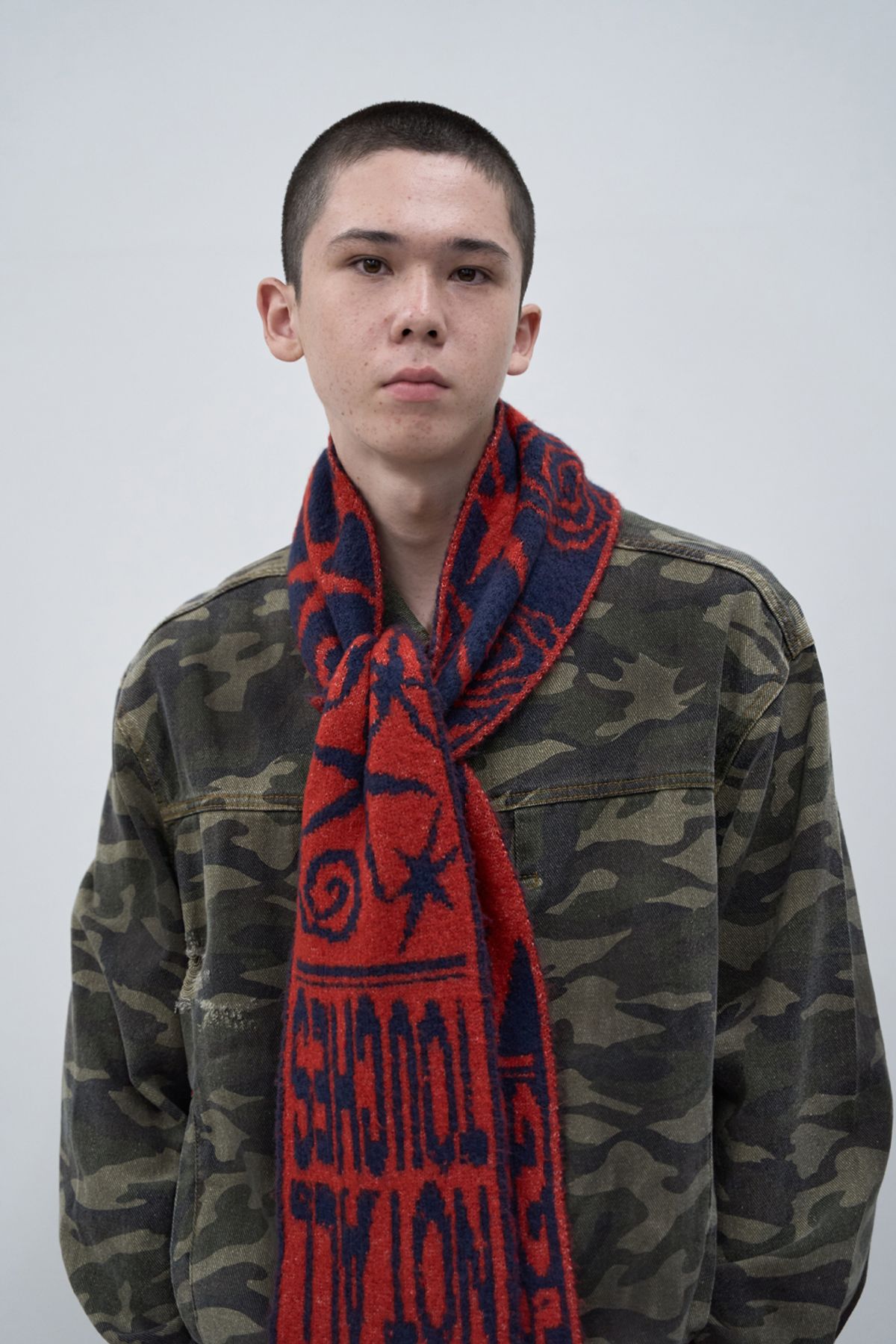 메인부스(MAINBOOTH) Touchless Tassel Muffler(RED)
