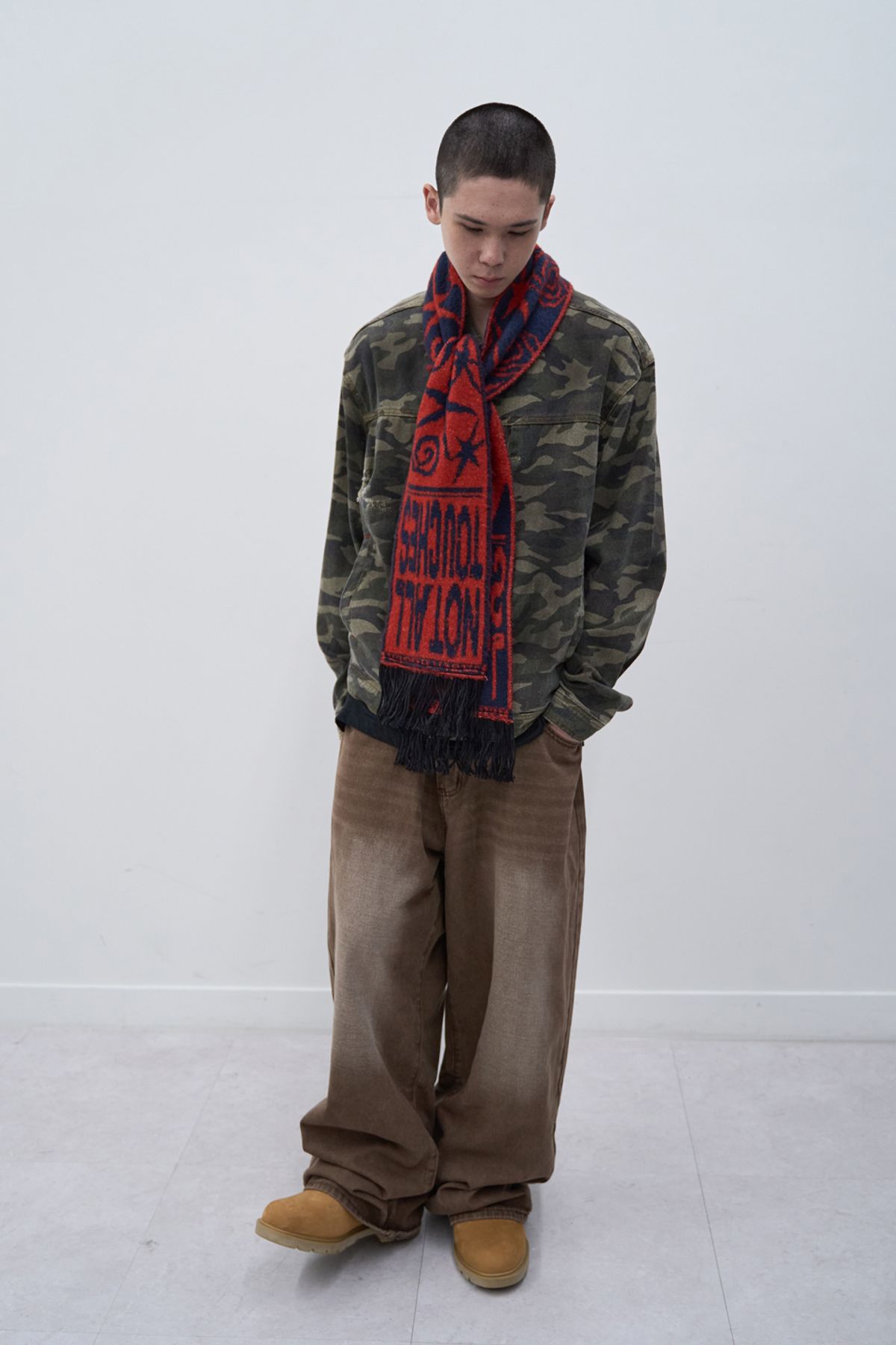 메인부스(MAINBOOTH) Touchless Tassel Muffler(RED)