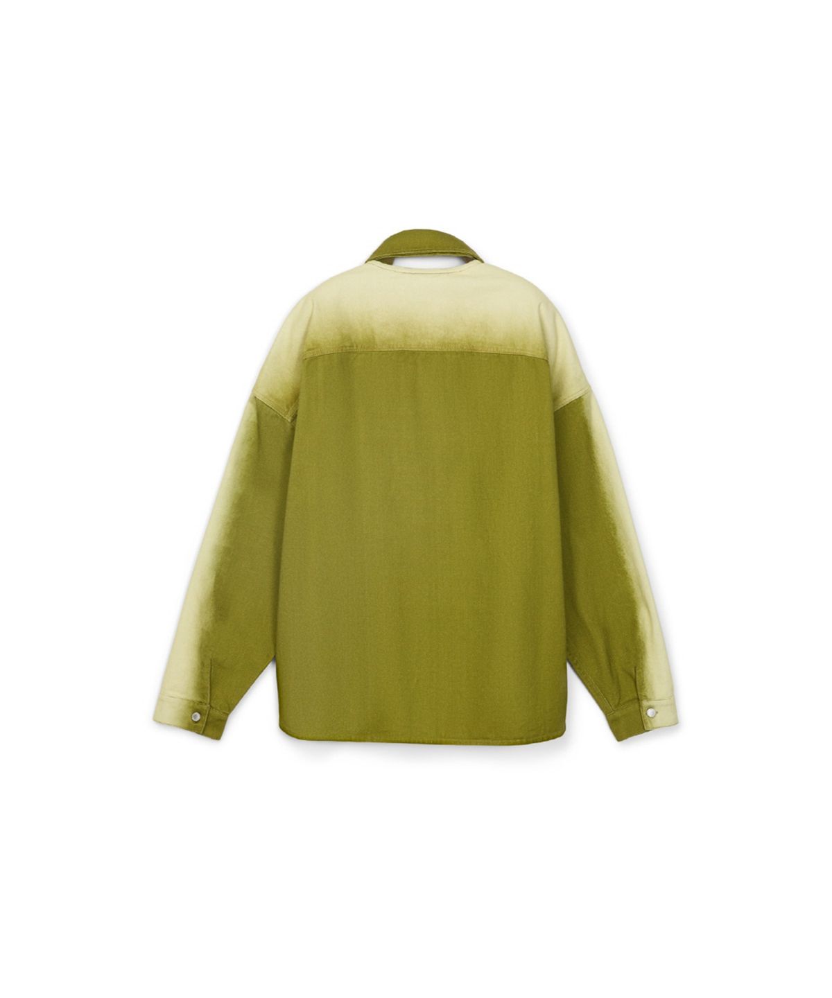 캠퍼랩(CAMPERLAB) Sprayed Denim Shirt Green