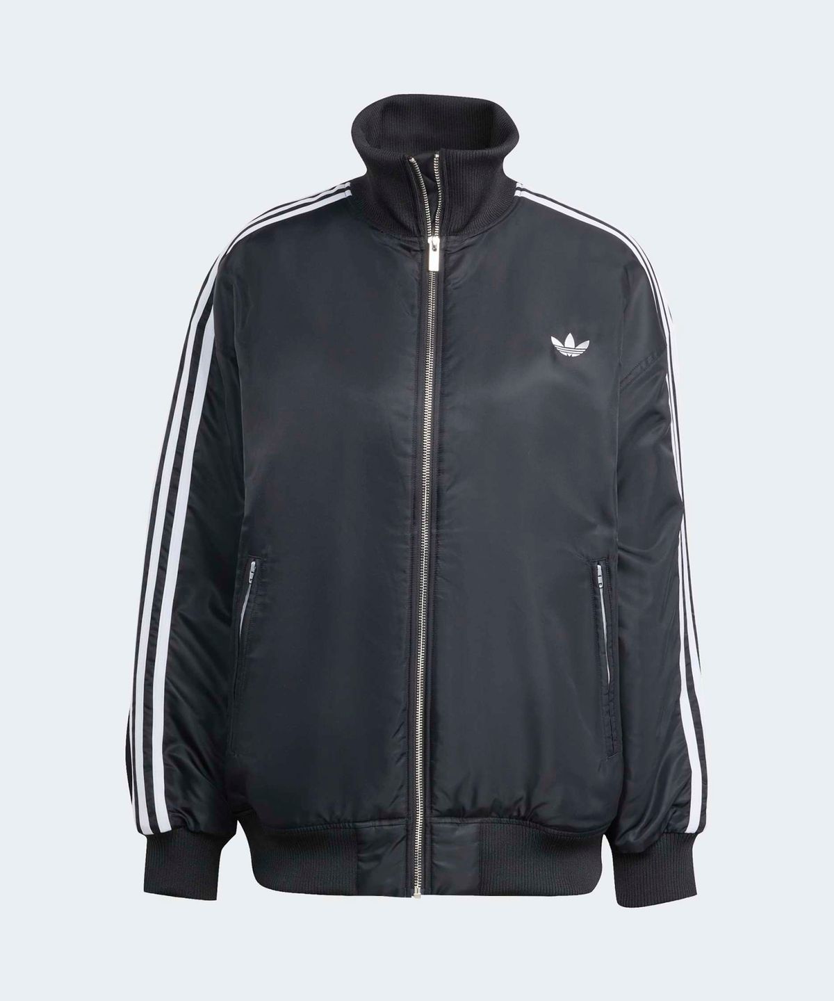 아디다스(ADIDAS) 파이어버드 오버사이즈 봄버 재킷 - 블랙 / JX2991