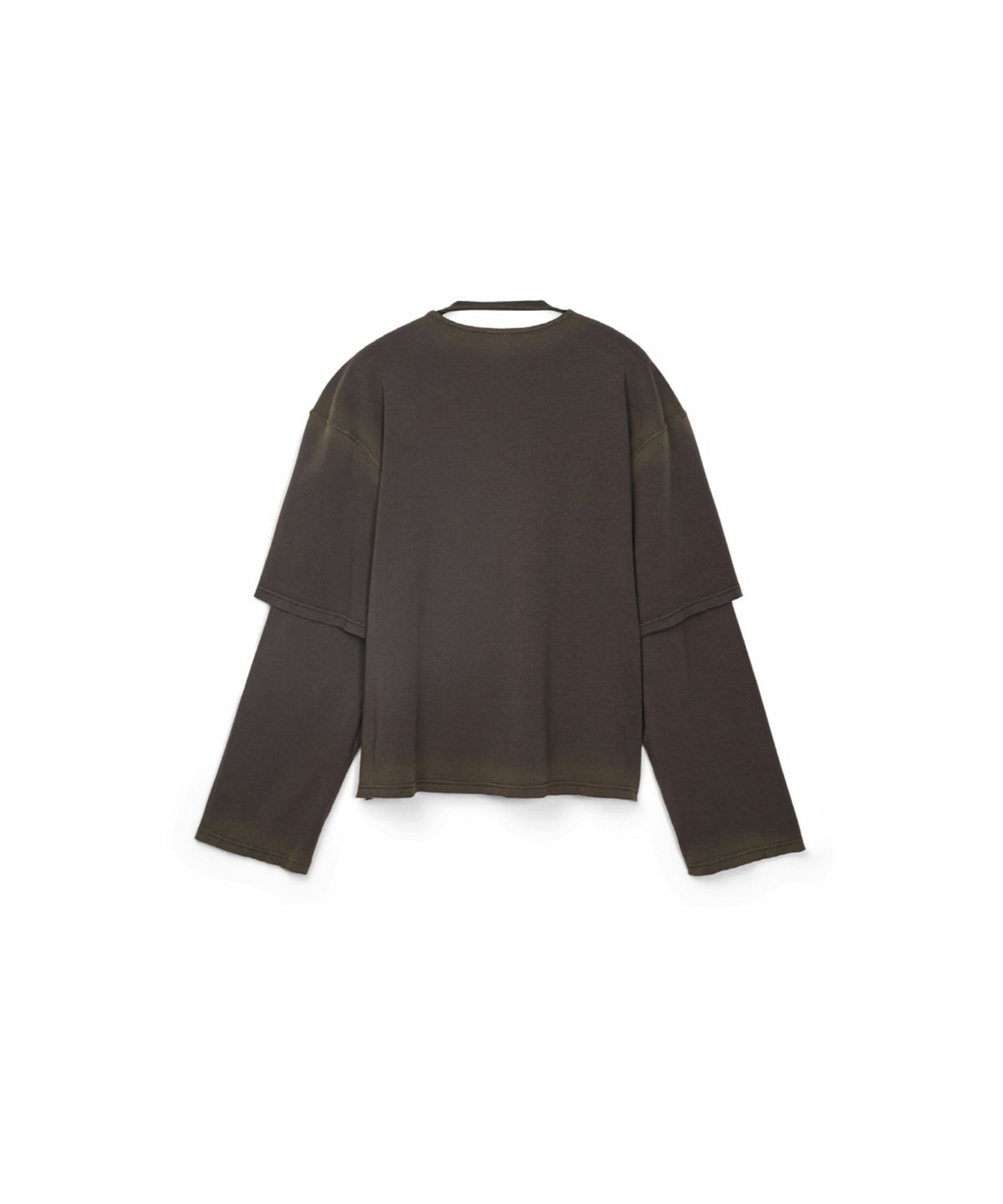 캠퍼랩(CAMPERLAB) Washed Layered Long Sleeve Faded Black