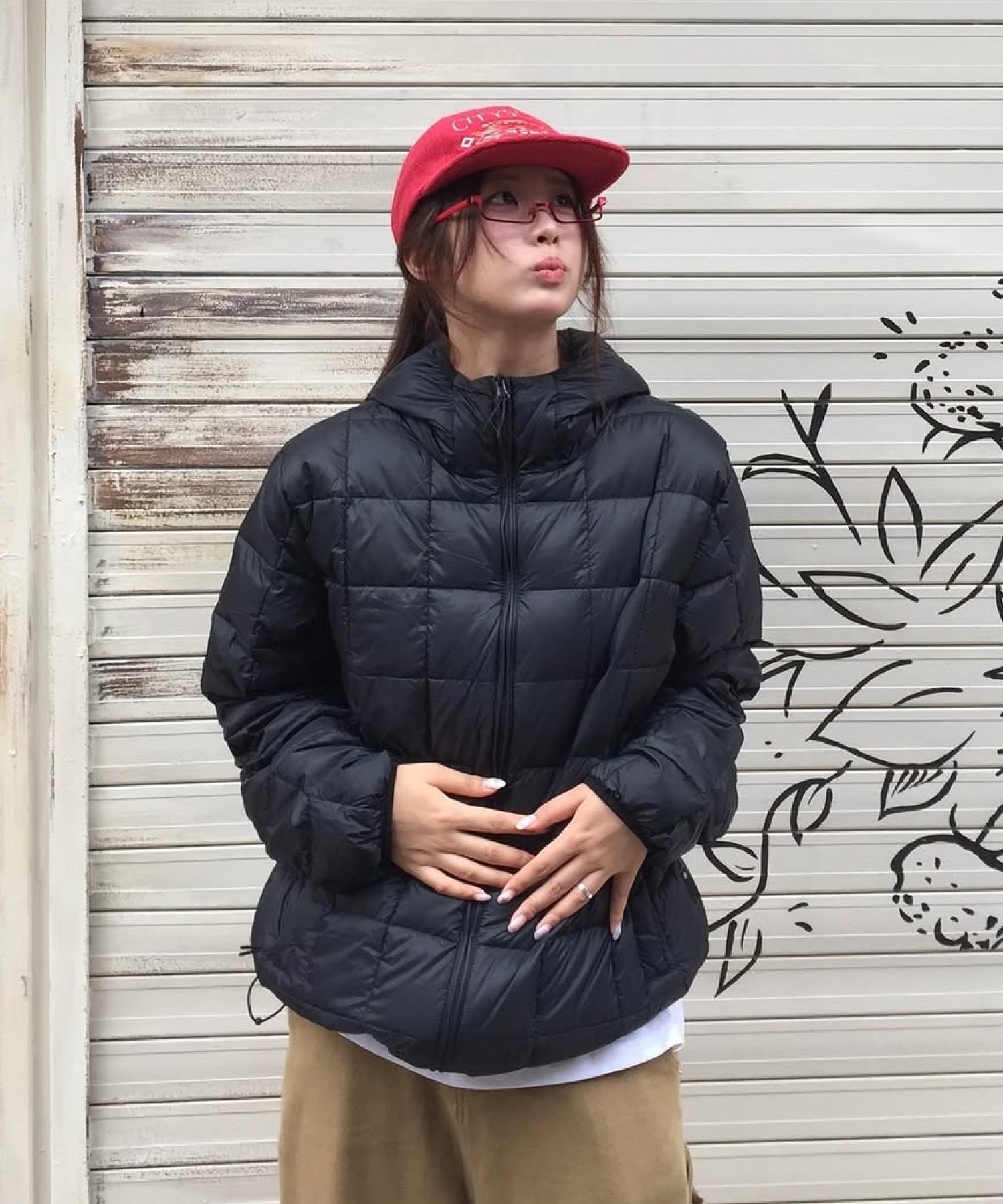 MUSINSA公式 | URBANDTYPE コンフィフードパーカーライトダウン