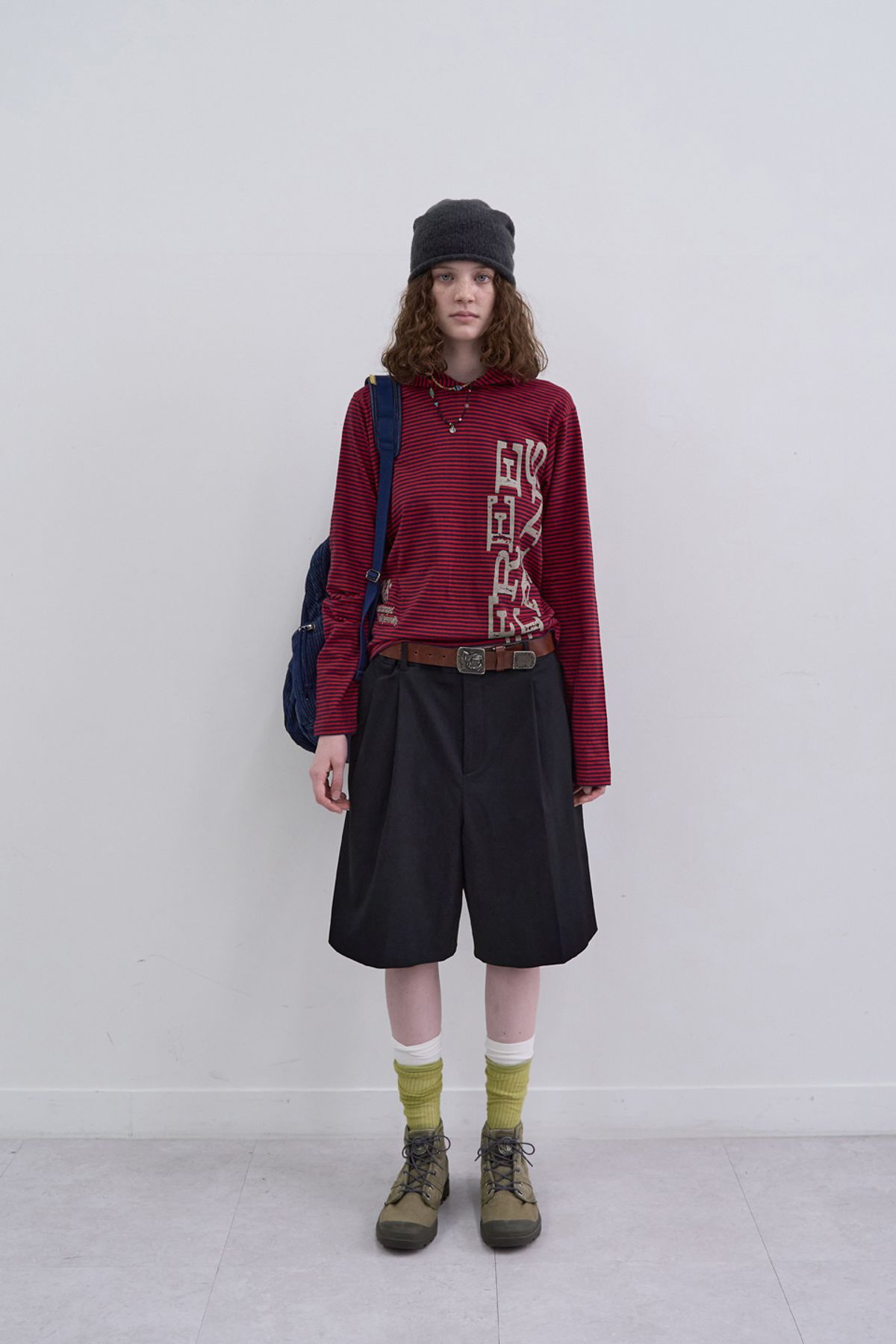 메인부스(MAINBOOTH) Free Stains Hood T-shirt(RED)