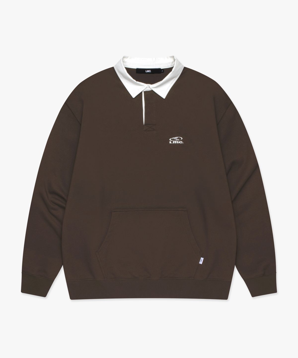 엘엠씨(LMC) OVAL COLLAR SWEATSHIRT brown