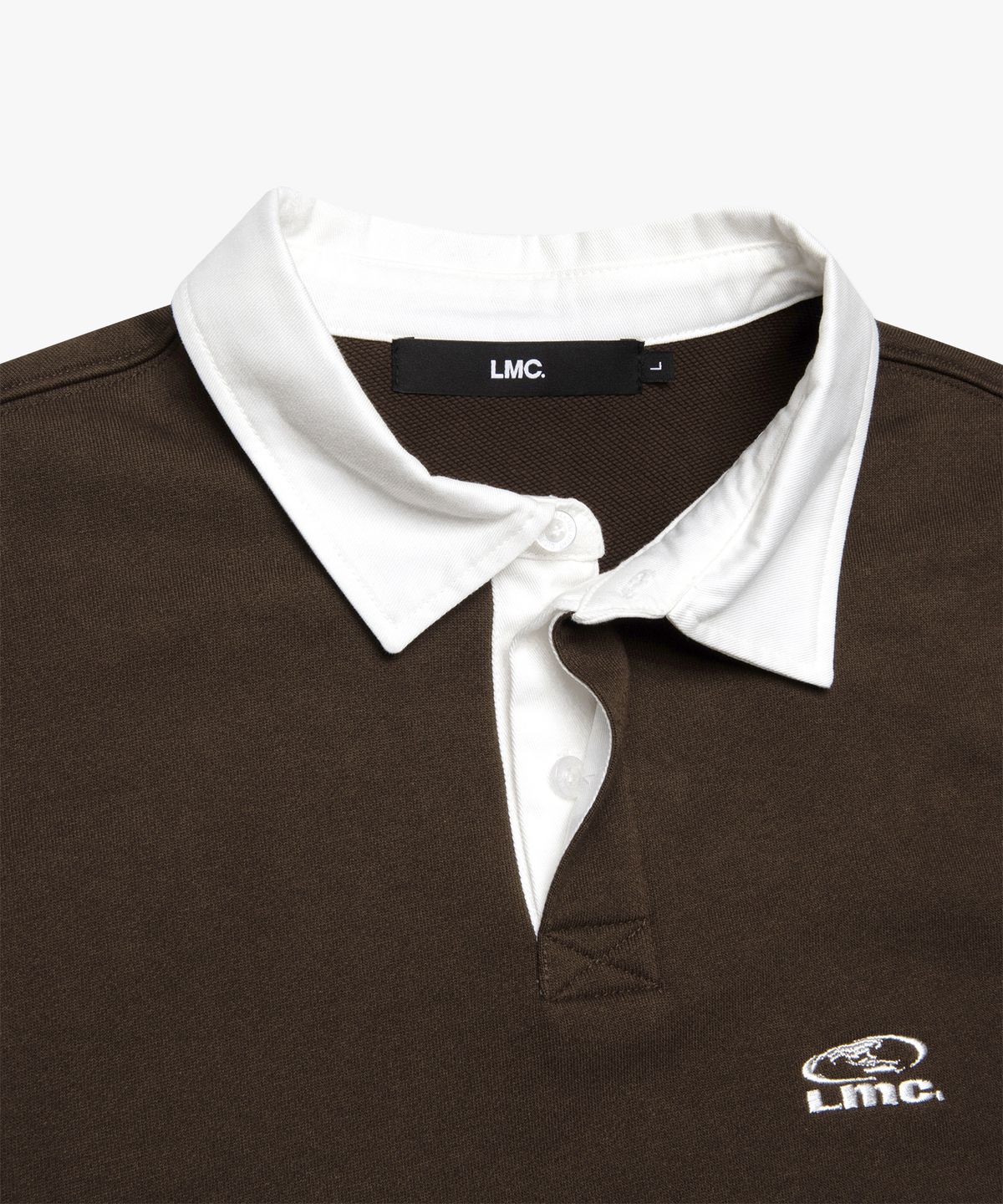 엘엠씨(LMC) OVAL COLLAR SWEATSHIRT brown