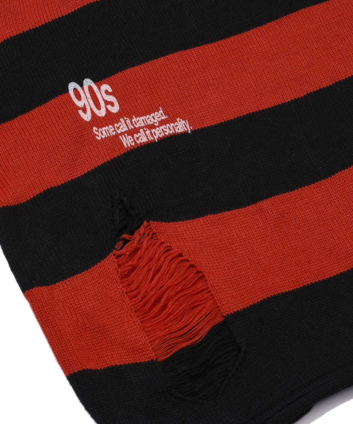 메인부스(MAINBOOTH) Free Stains Damage Sweater(RED)