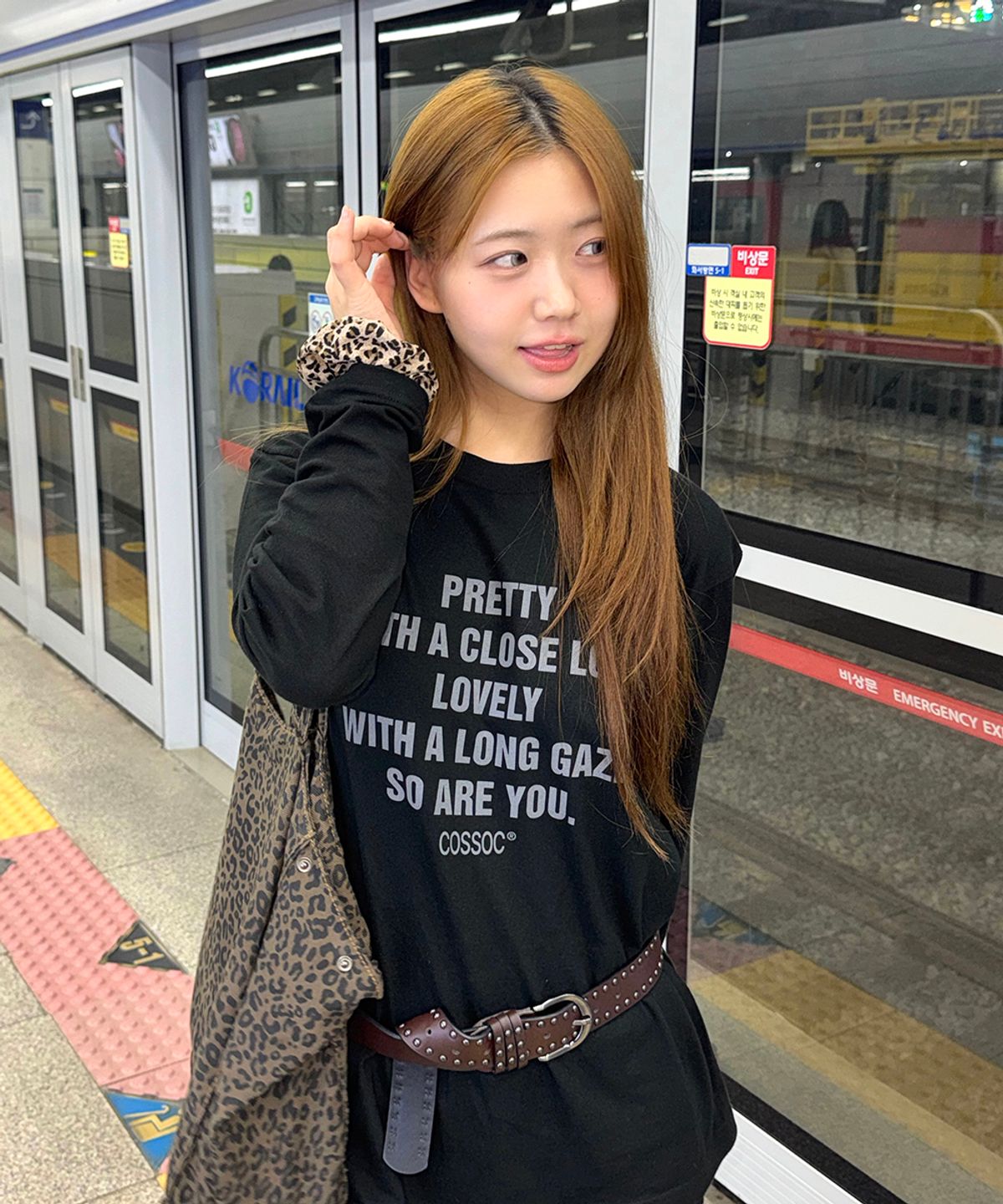 코소(COSO) 위드 코소 롱슬리브 긴팔(BLACK)