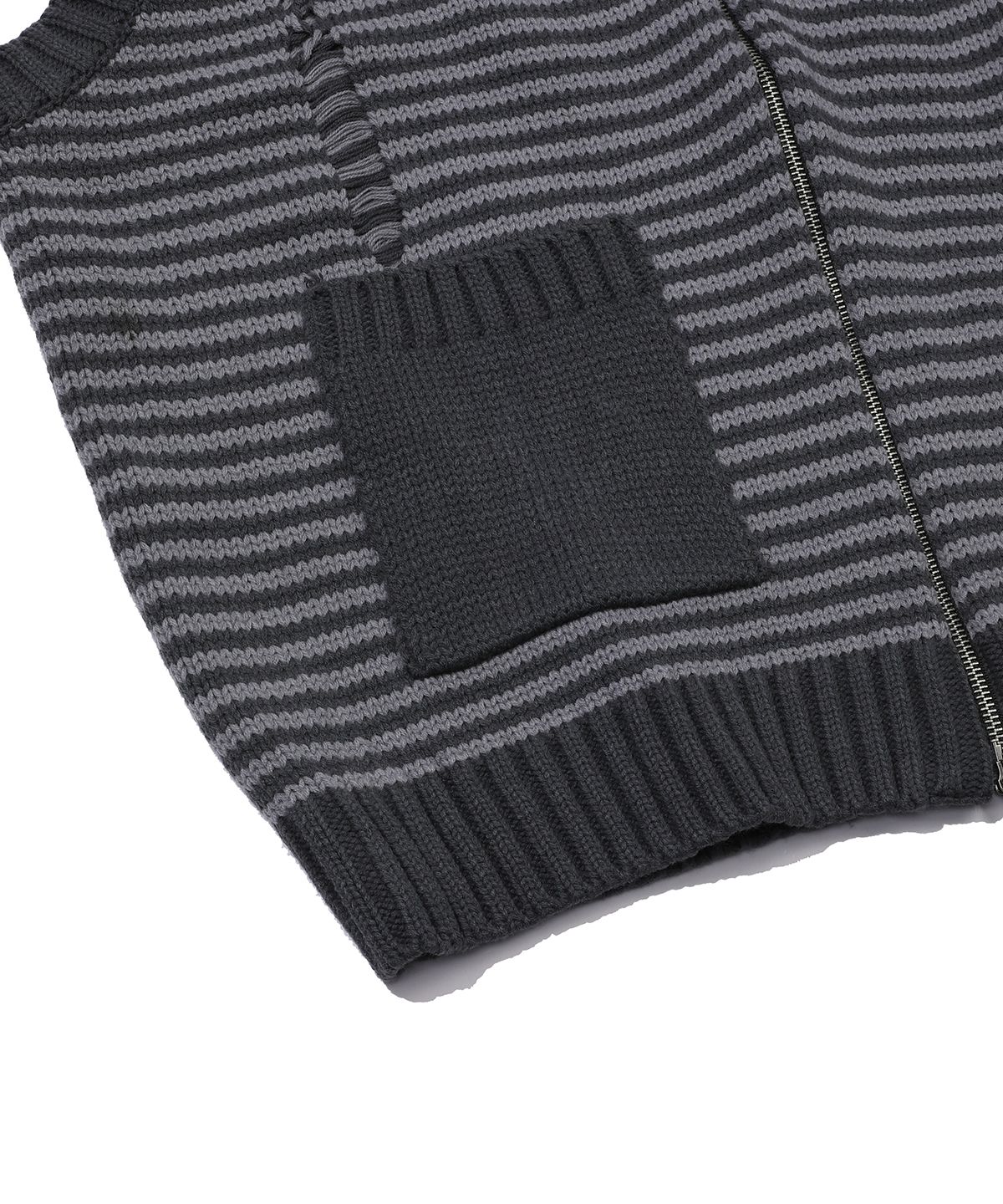 메인부스(MAINBOOTH) Lilo Knit Vest(CHARCOAL)