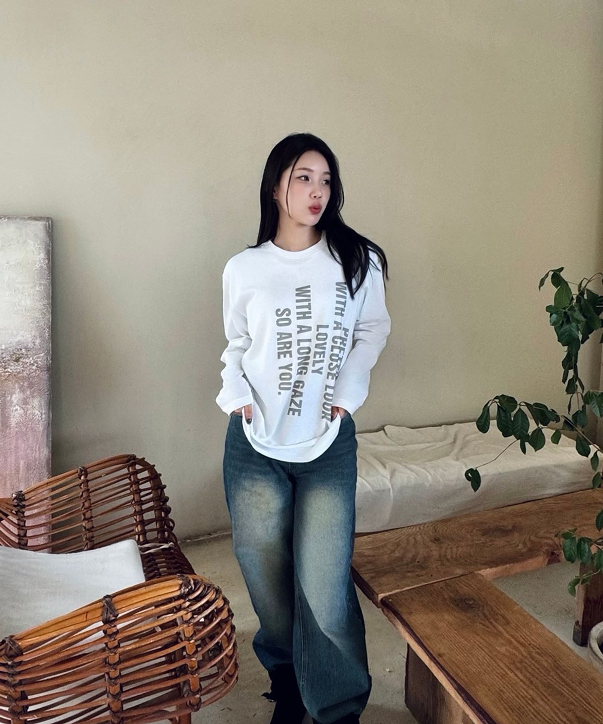 코소(COSO) 위드 코소 롱슬리브 긴팔(WHITE)