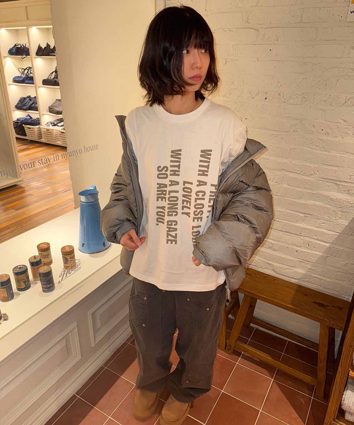 코소(COSO) 위드 코소 롱슬리브 긴팔(WHITE)