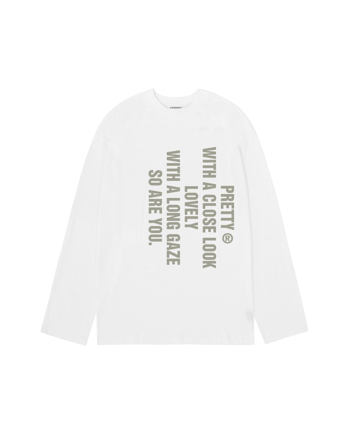 코소(COSO) 위드 코소 롱슬리브 긴팔(WHITE)