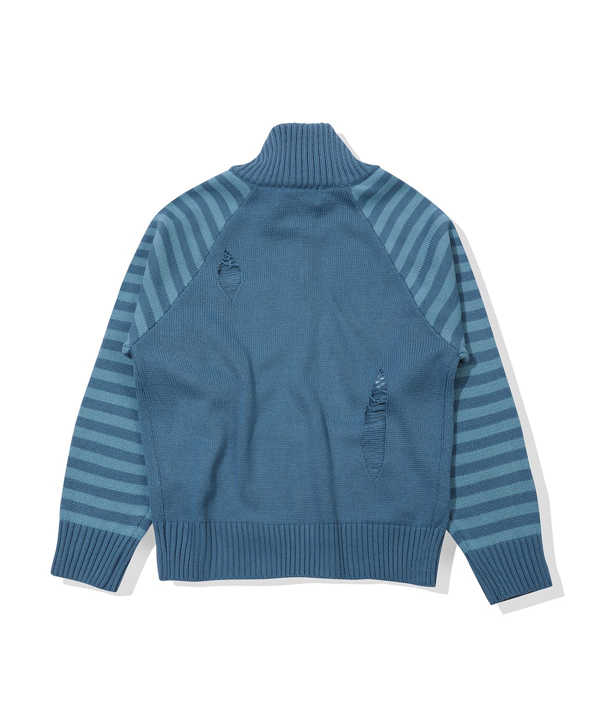 메인부스(MAINBOOTH) Pipi Zip-up Sweater(STONE BLUE)