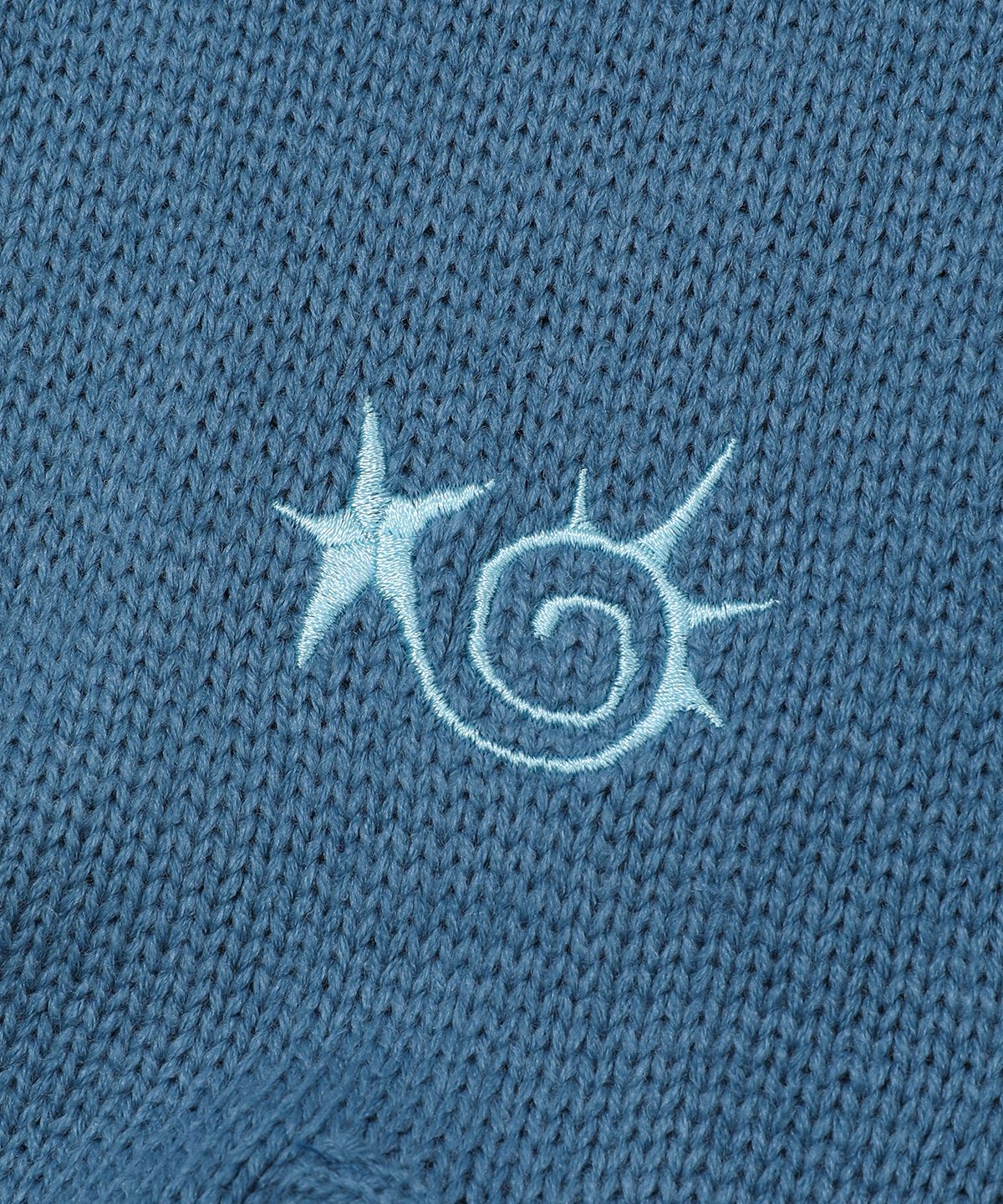 메인부스(MAINBOOTH) Pipi Zip-up Sweater(STONE BLUE)