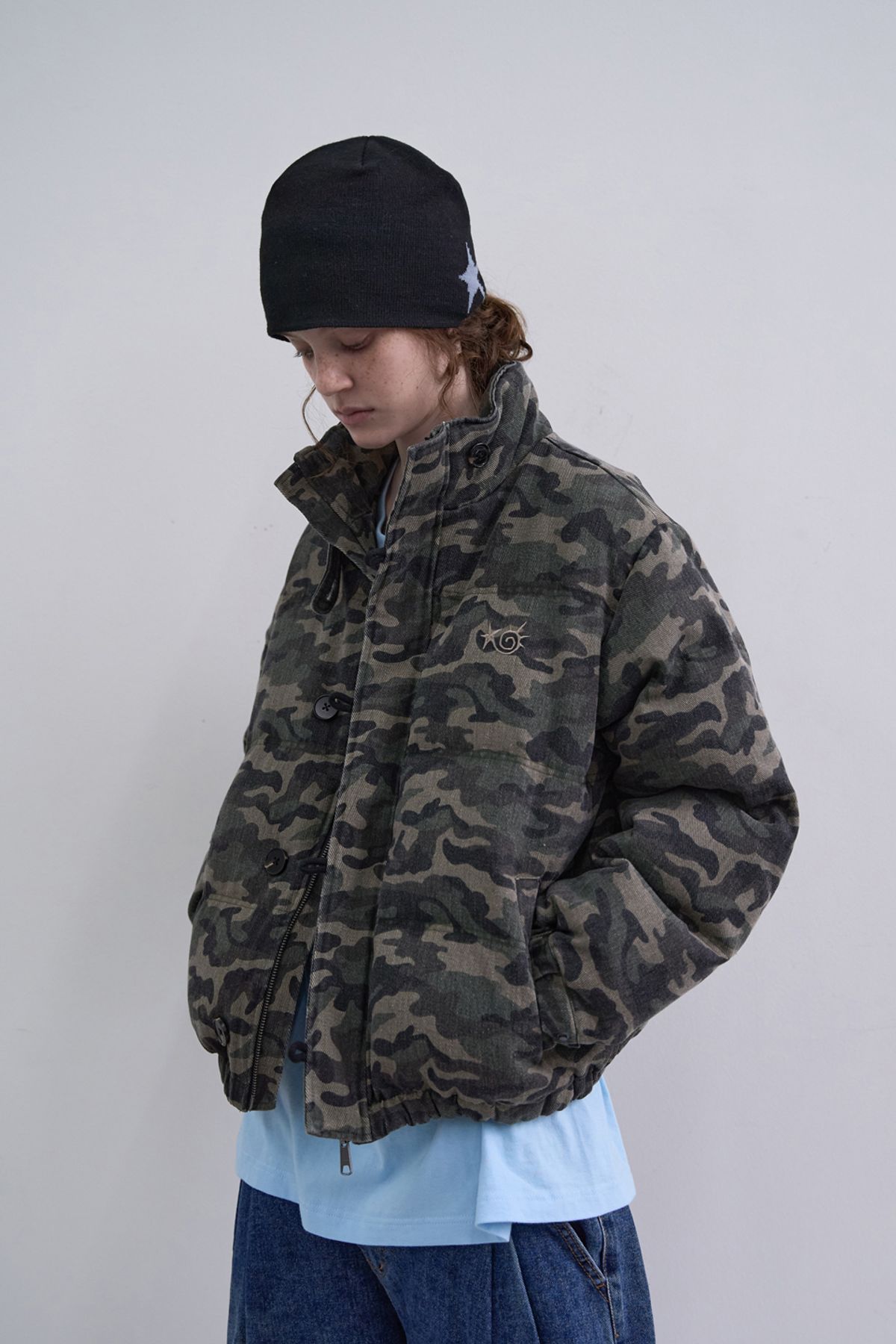 메인부스(MAINBOOTH) Vtg Scout Duck Down Jacket(CAMO)