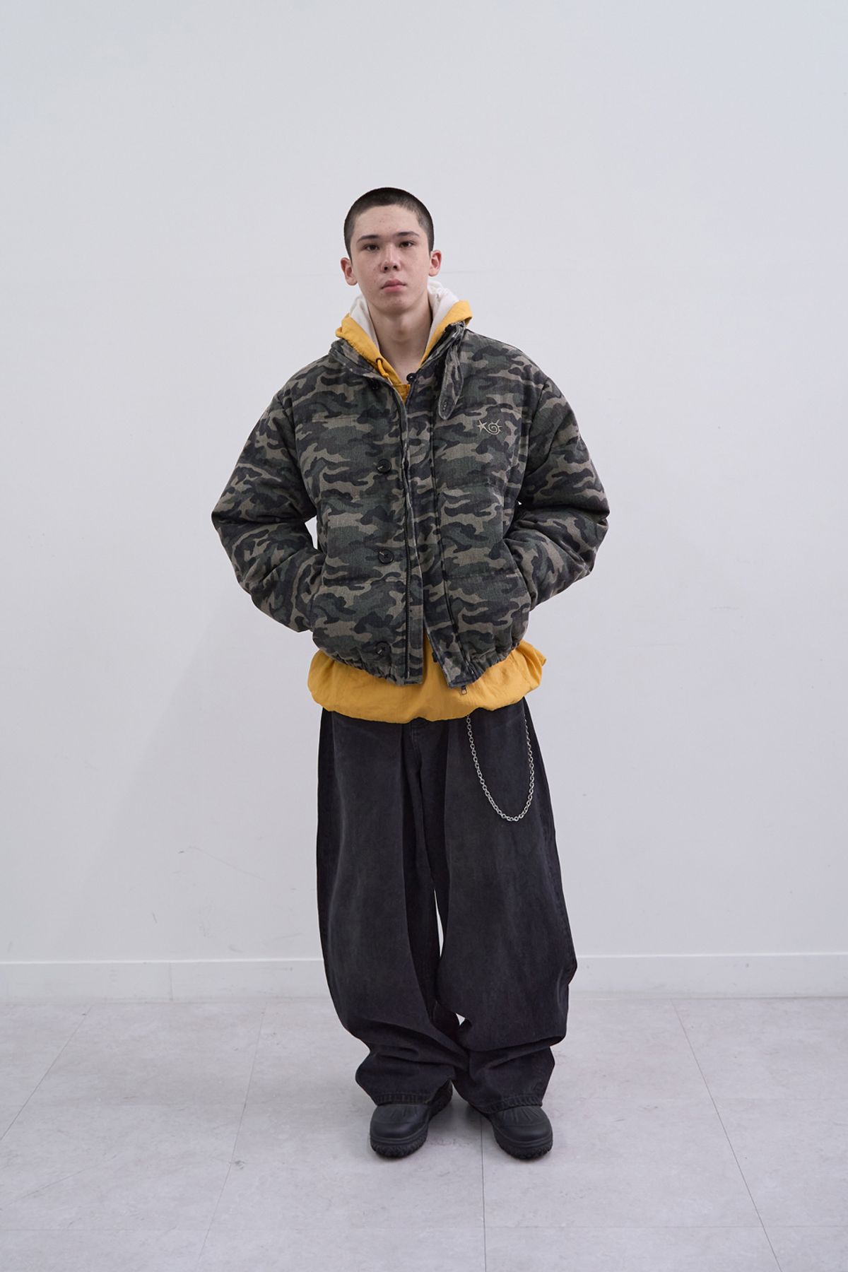 메인부스(MAINBOOTH) Vtg Scout Duck Down Jacket(CAMO)
