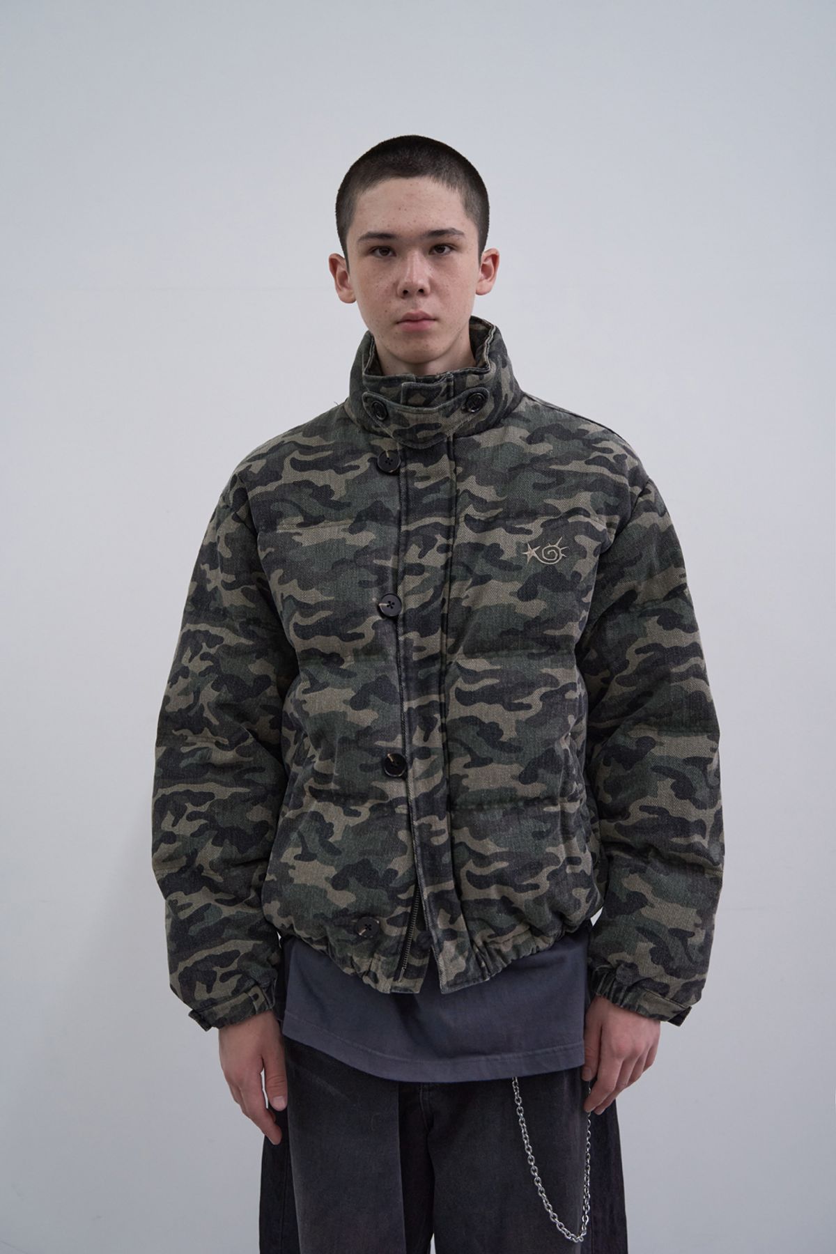 메인부스(MAINBOOTH) Vtg Scout Duck Down Jacket(CAMO)