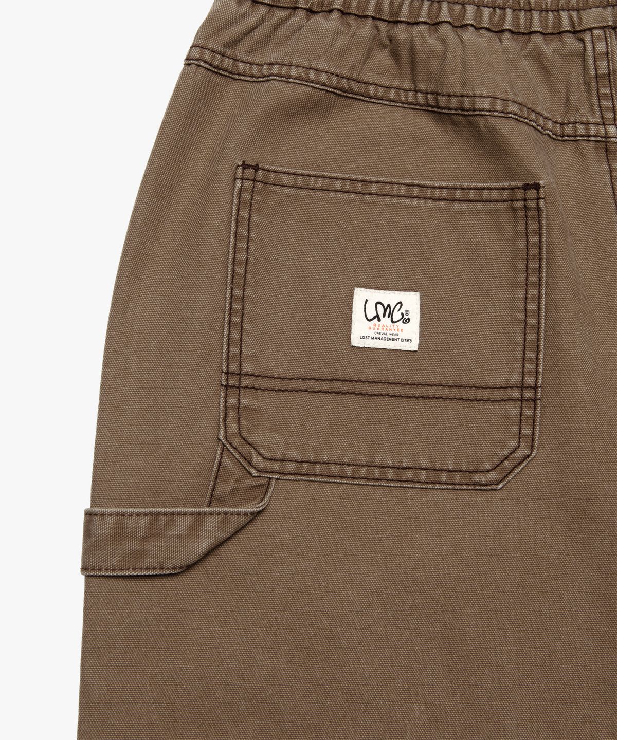 엘엠씨(LMC) CONTRAST STITCH WORK PANTS beige