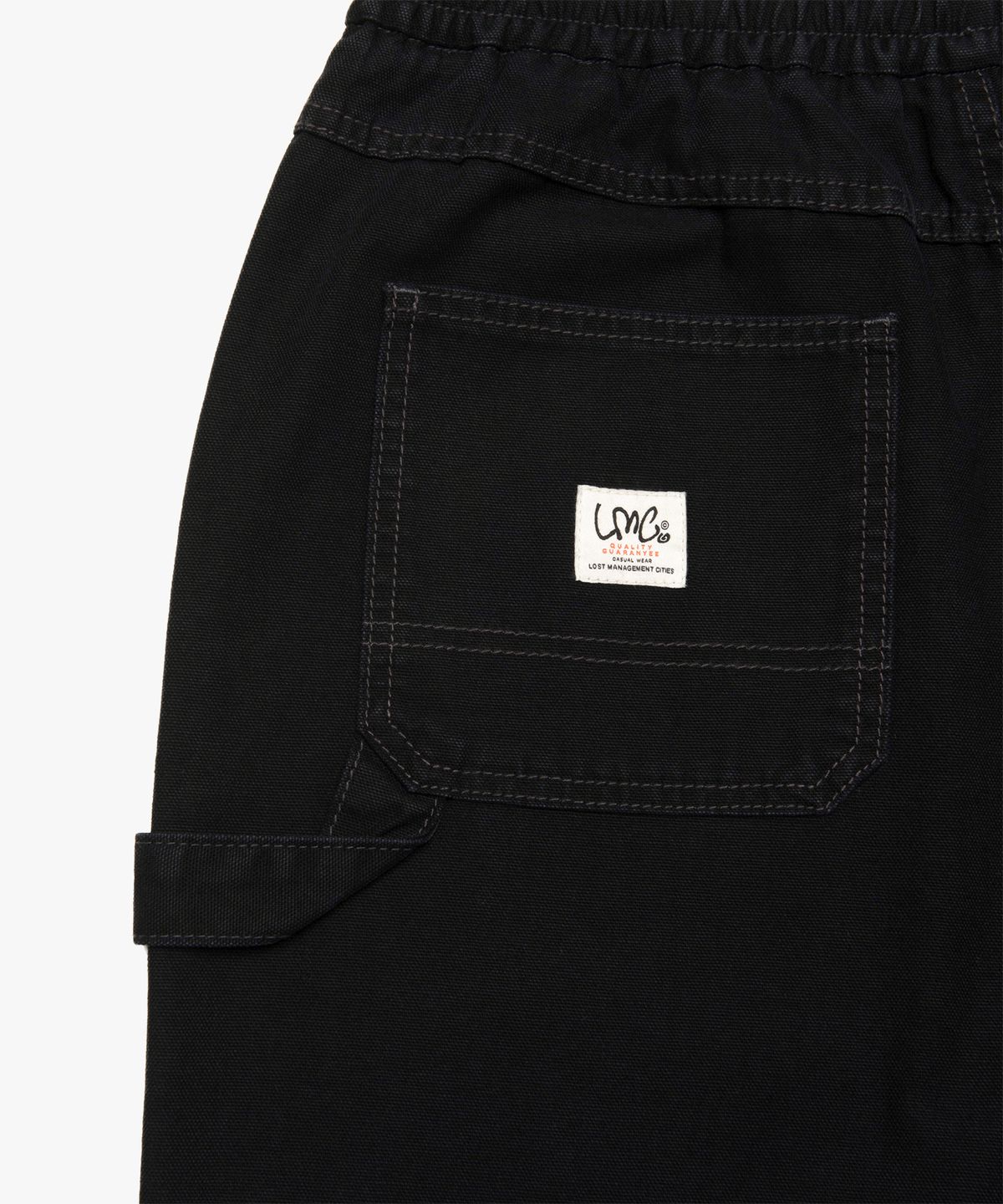엘엠씨(LMC) CONTRAST STITCH WORK PANTS black