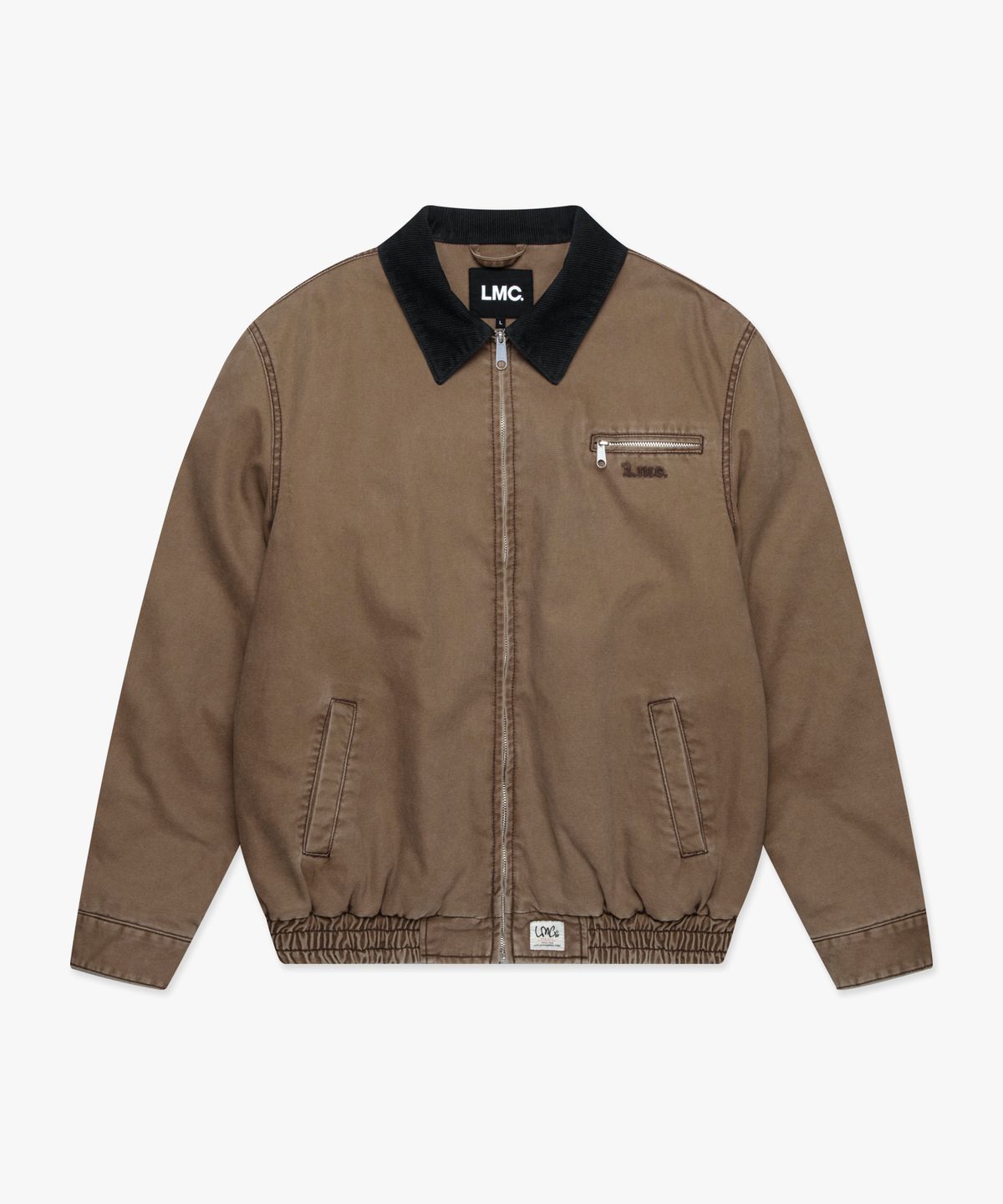 엘엠씨(LMC) CONTRAST STITCH WORK JAKCET beige
