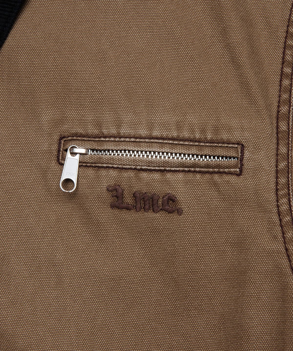 엘엠씨(LMC) CONTRAST STITCH WORK JAKCET beige