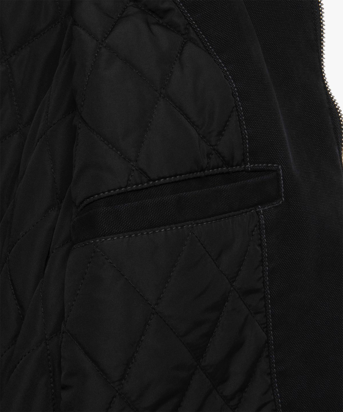 엘엠씨(LMC) CONTRAST STITCH WORK JAKCET black