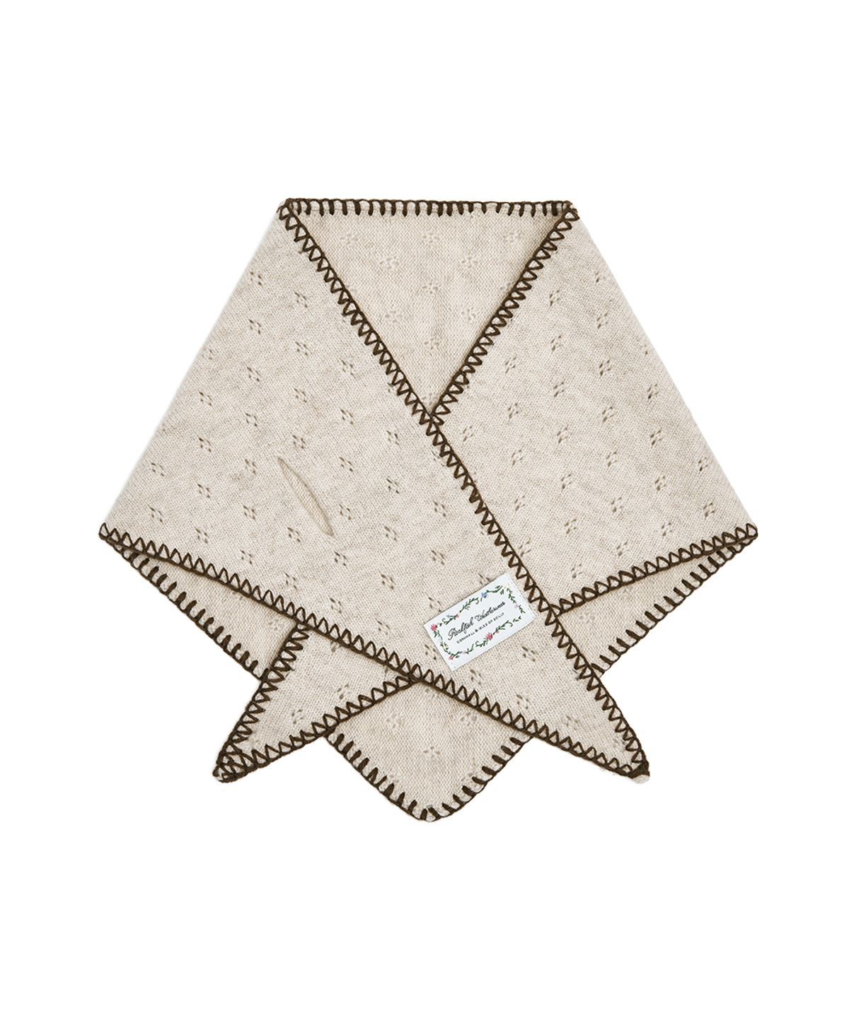 락피쉬웨더웨어(ROCKFISH WEATHERWEAR) LACE KNIT TRIANGLE SCARF - 3 colors