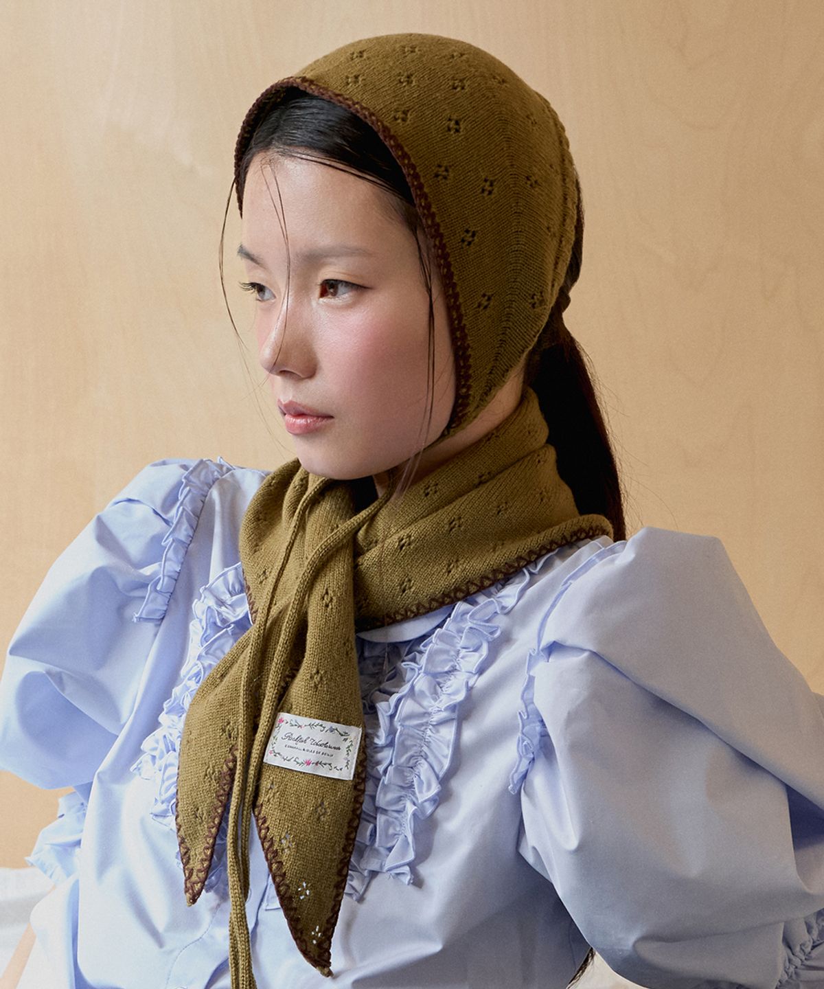 락피쉬웨더웨어(ROCKFISH WEATHERWEAR) LACE KNIT TRIANGLE SCARF - 3 colors