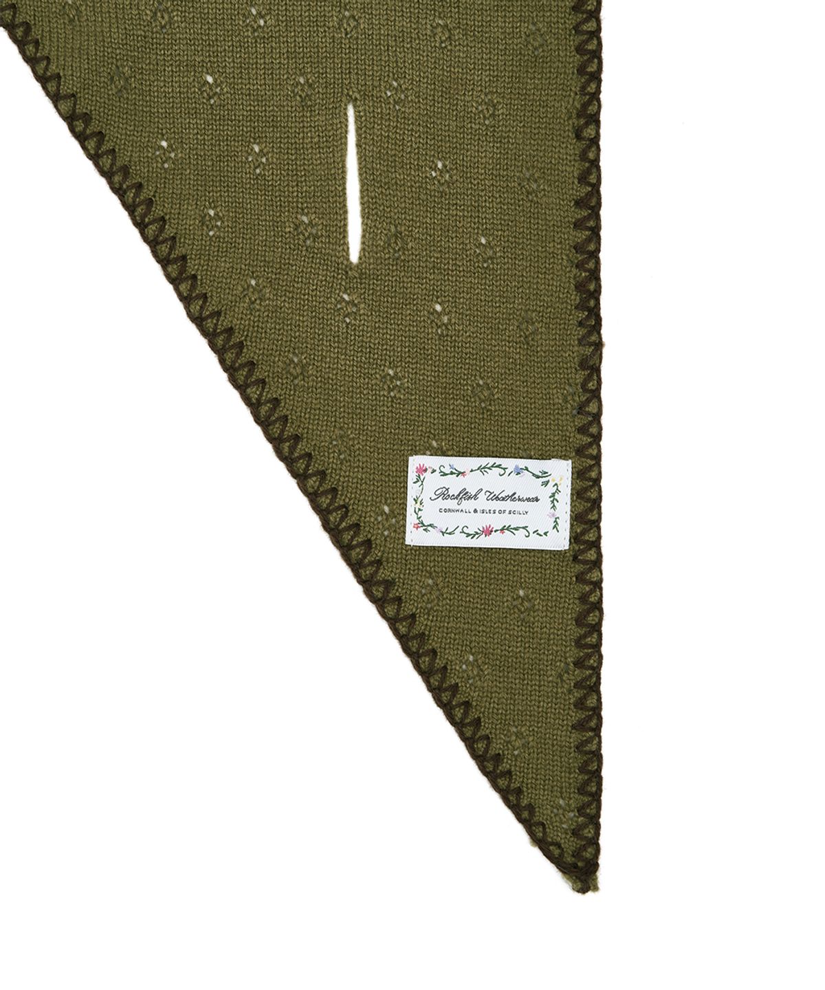 락피쉬웨더웨어(ROCKFISH WEATHERWEAR) LACE KNIT TRIANGLE SCARF - 3 colors