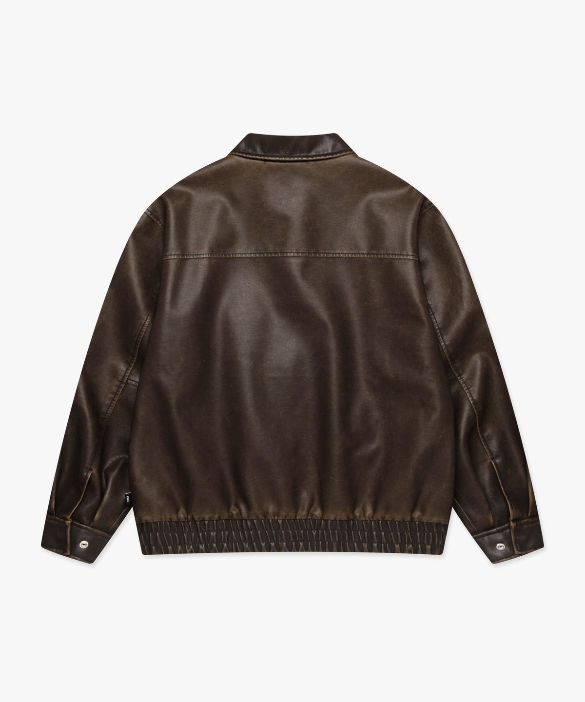 엘엠씨(LMC) G-1 FAUX LEATHER JACKET brown