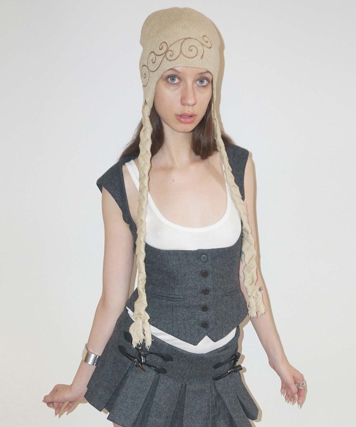 스컬프터(SCULPTOR) Classic Wool Vest Gray