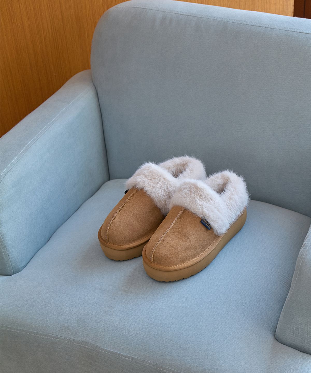 락피쉬웨더웨어(ROCKFISH WEATHERWEAR) CLOUDY PLATFORM FUR MULES - 5 colors