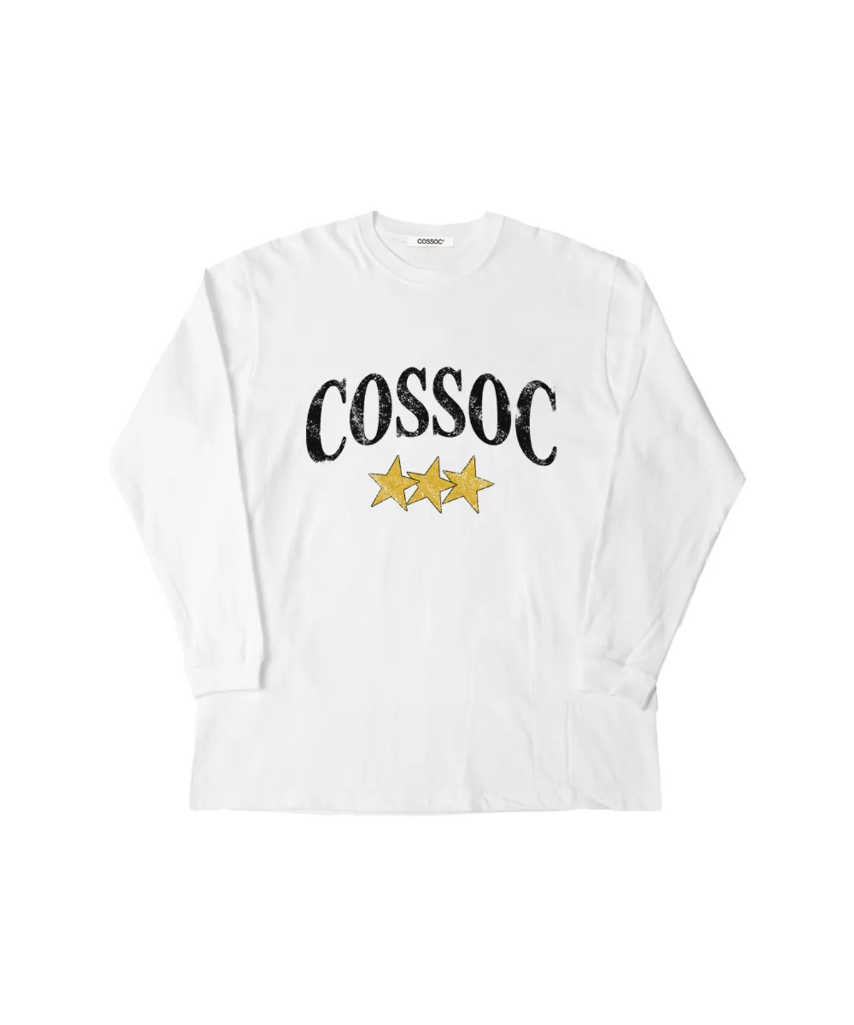 코소(COSO) 스타 크랙 롱슬리브 긴팔(WHITE)