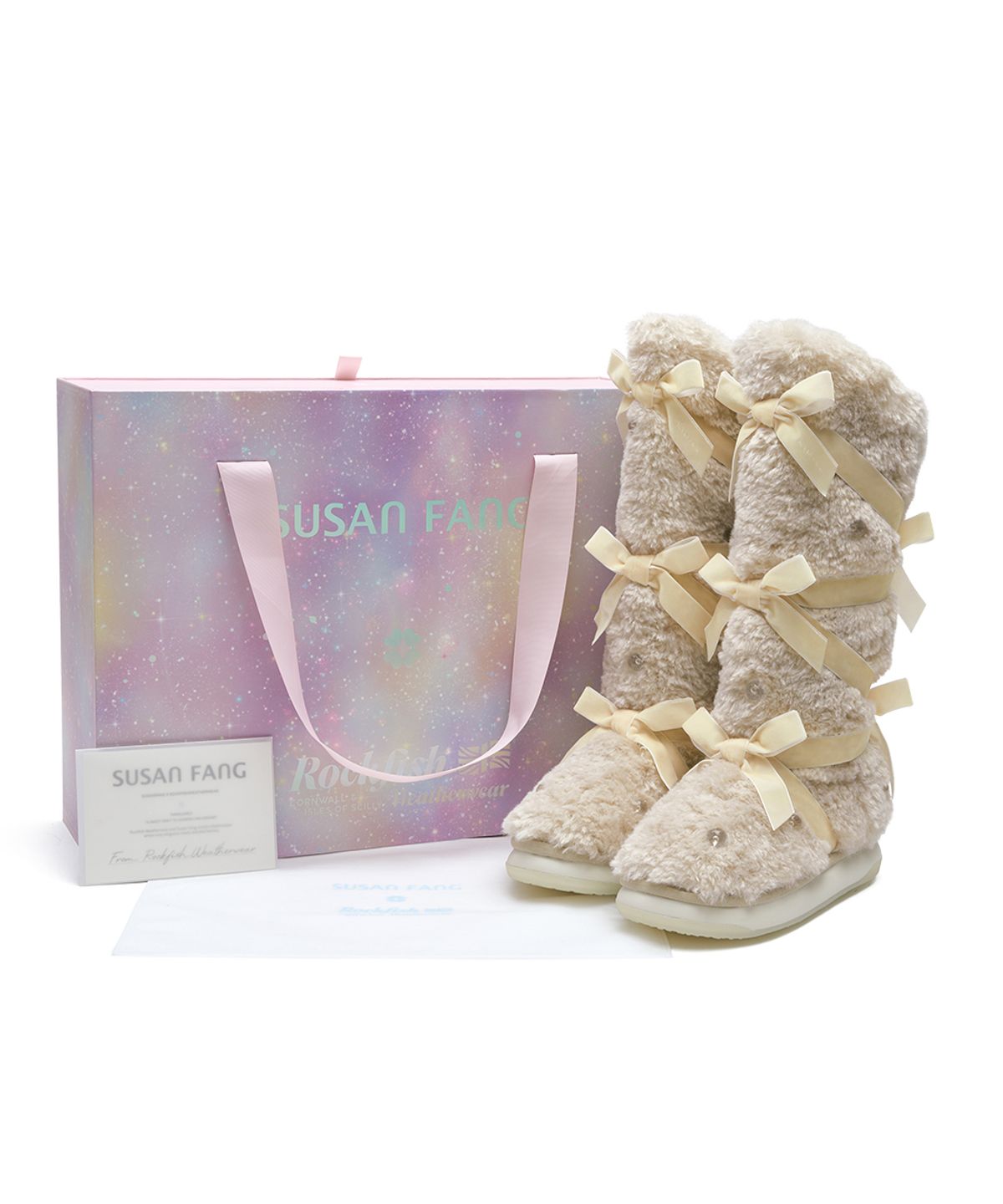 락피쉬웨더웨어(ROCKFISH WEATHERWEAR) [X SUSAN FANG] FURRY LONG BOOTS - 2 colors