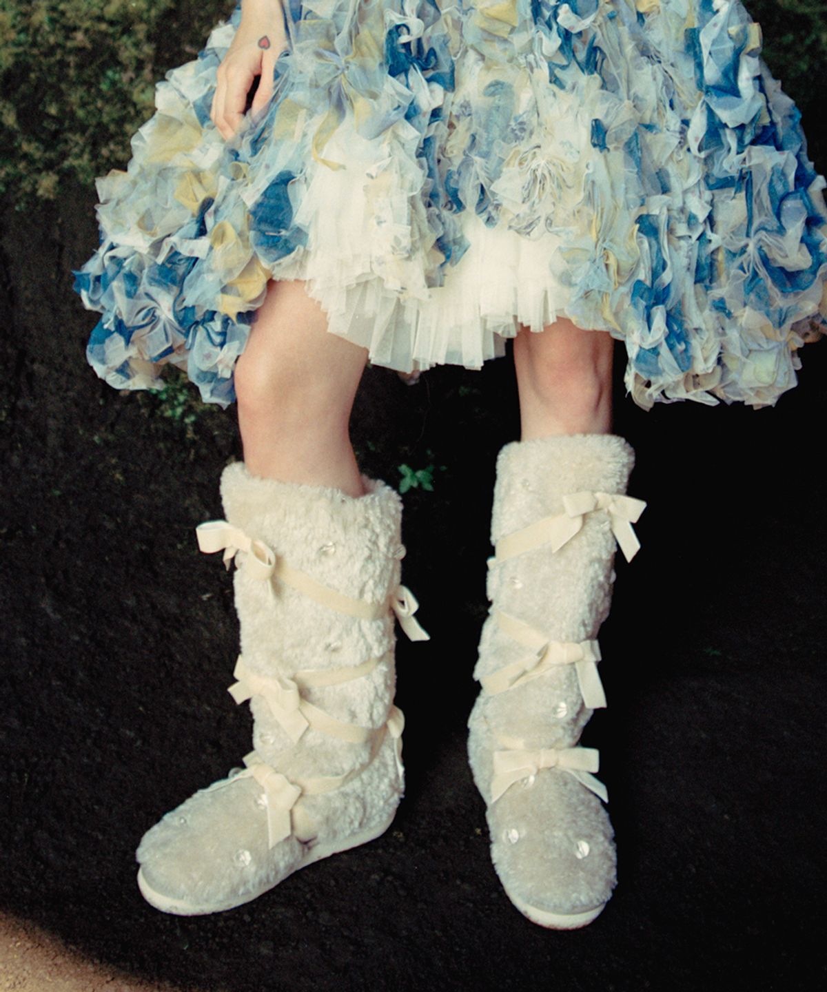 락피쉬웨더웨어(ROCKFISH WEATHERWEAR) [X SUSAN FANG] FURRY LONG BOOTS - 2 colors