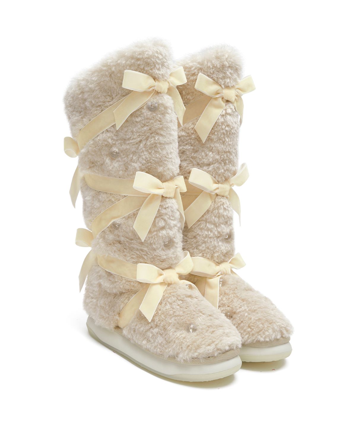 락피쉬웨더웨어(ROCKFISH WEATHERWEAR) [X SUSAN FANG] FURRY LONG BOOTS - 2 colors