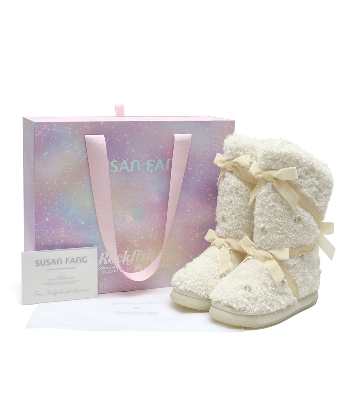 락피쉬웨더웨어(ROCKFISH WEATHERWEAR) [X SUSAN FANG] FURRY MIDDLE BOOTS - 2 colors
