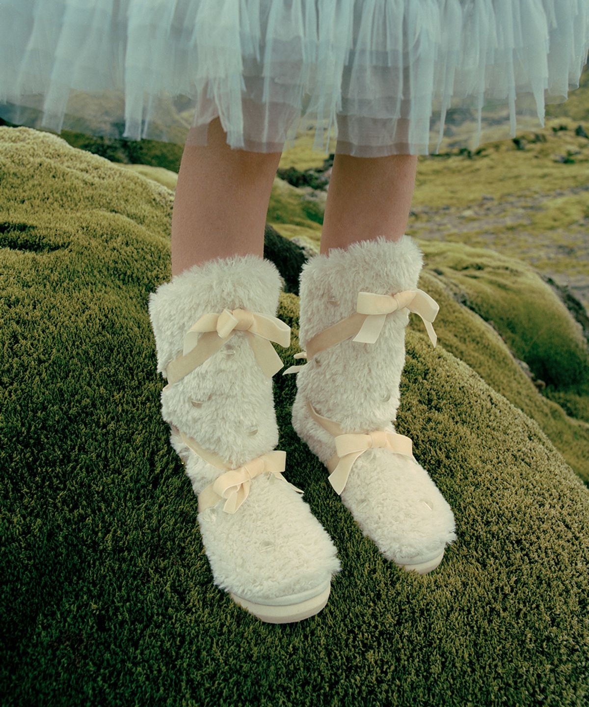 락피쉬웨더웨어(ROCKFISH WEATHERWEAR) [X SUSAN FANG] FURRY MIDDLE BOOTS - 2 colors