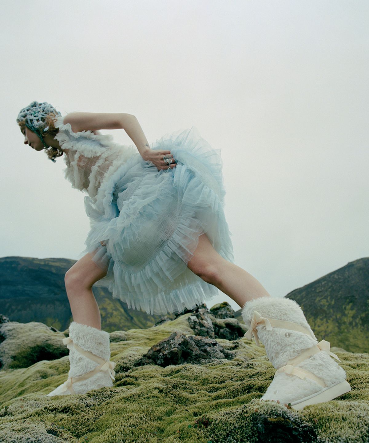 락피쉬웨더웨어(ROCKFISH WEATHERWEAR) [X SUSAN FANG] FURRY MIDDLE BOOTS - 2 colors