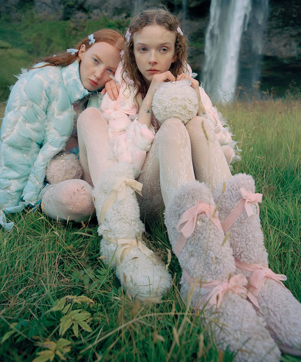 락피쉬웨더웨어(ROCKFISH WEATHERWEAR) [X SUSAN FANG] FURRY MIDDLE BOOTS - 2 colors