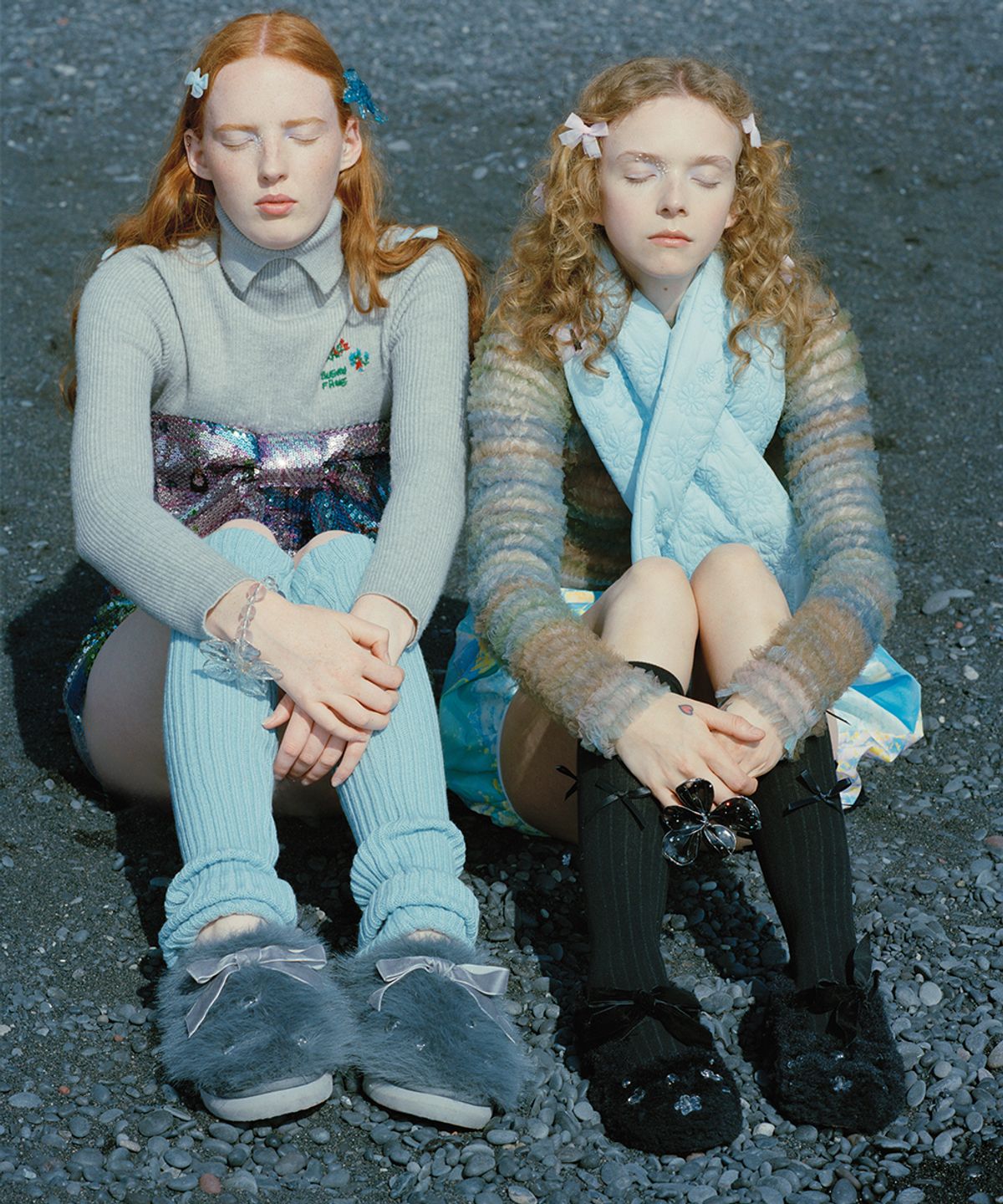 락피쉬웨더웨어(ROCKFISH WEATHERWEAR) [X SUSAN FANG] FURRY MARYJANES - 3 colors