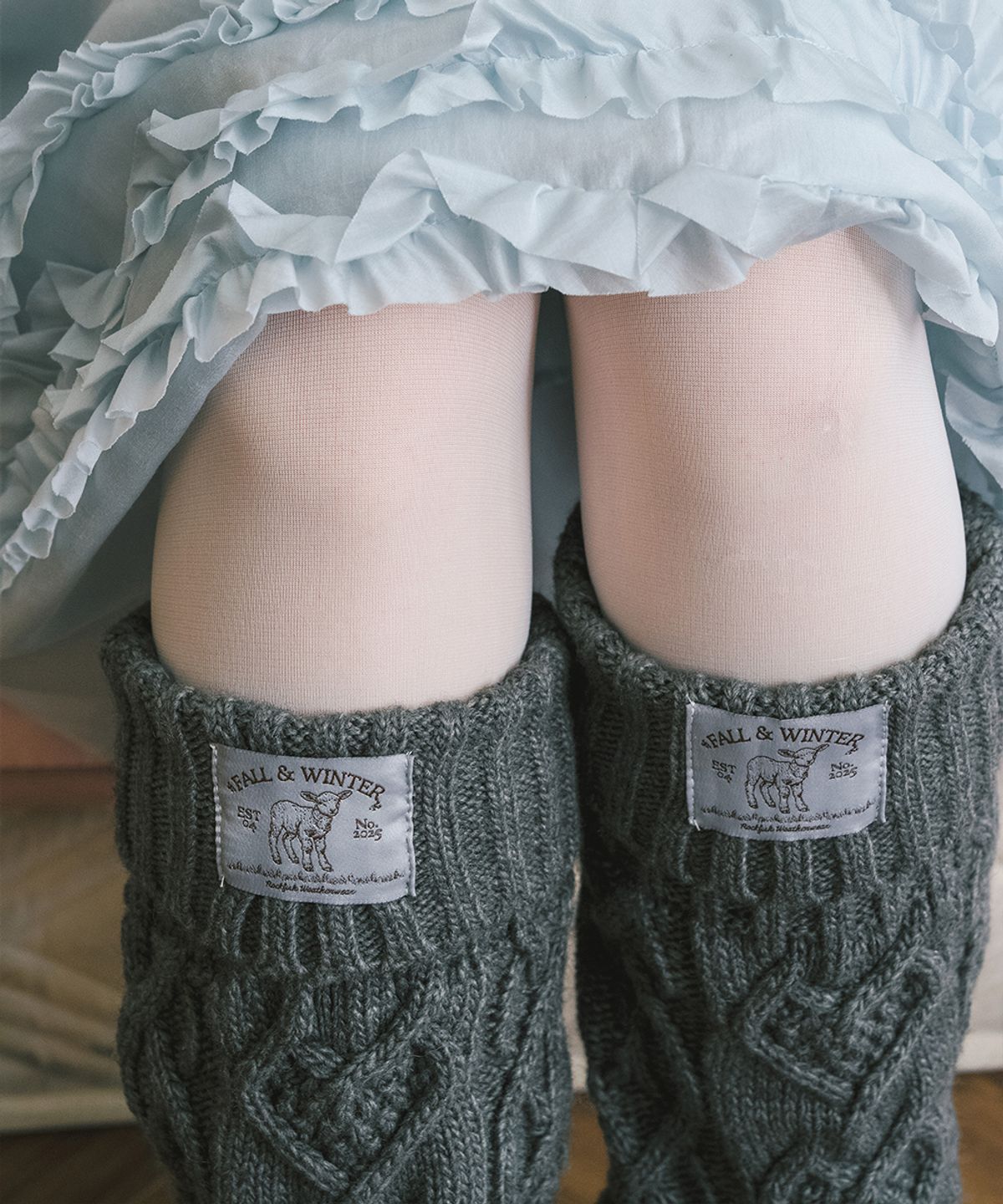 락피쉬웨더웨어(ROCKFISH WEATHERWEAR) DIAMOND CABLE LEG WARMERS - 3 colors
