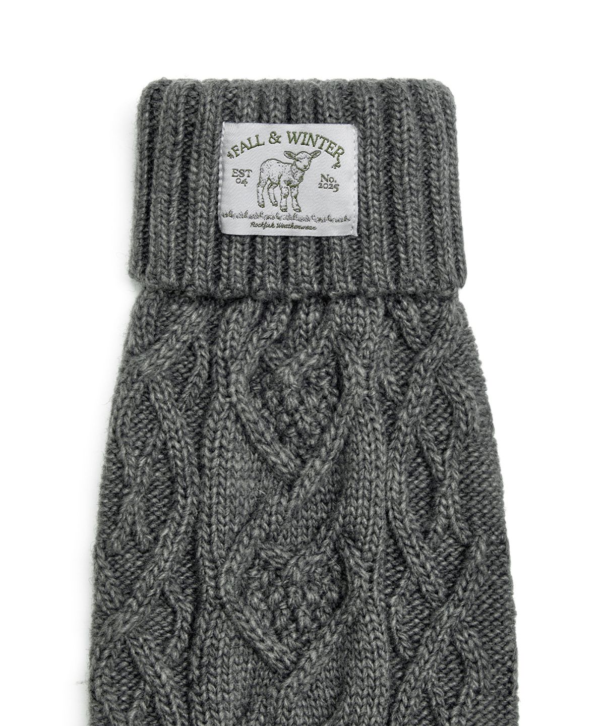 락피쉬웨더웨어(ROCKFISH WEATHERWEAR) DIAMOND CABLE LEG WARMERS - 3 colors