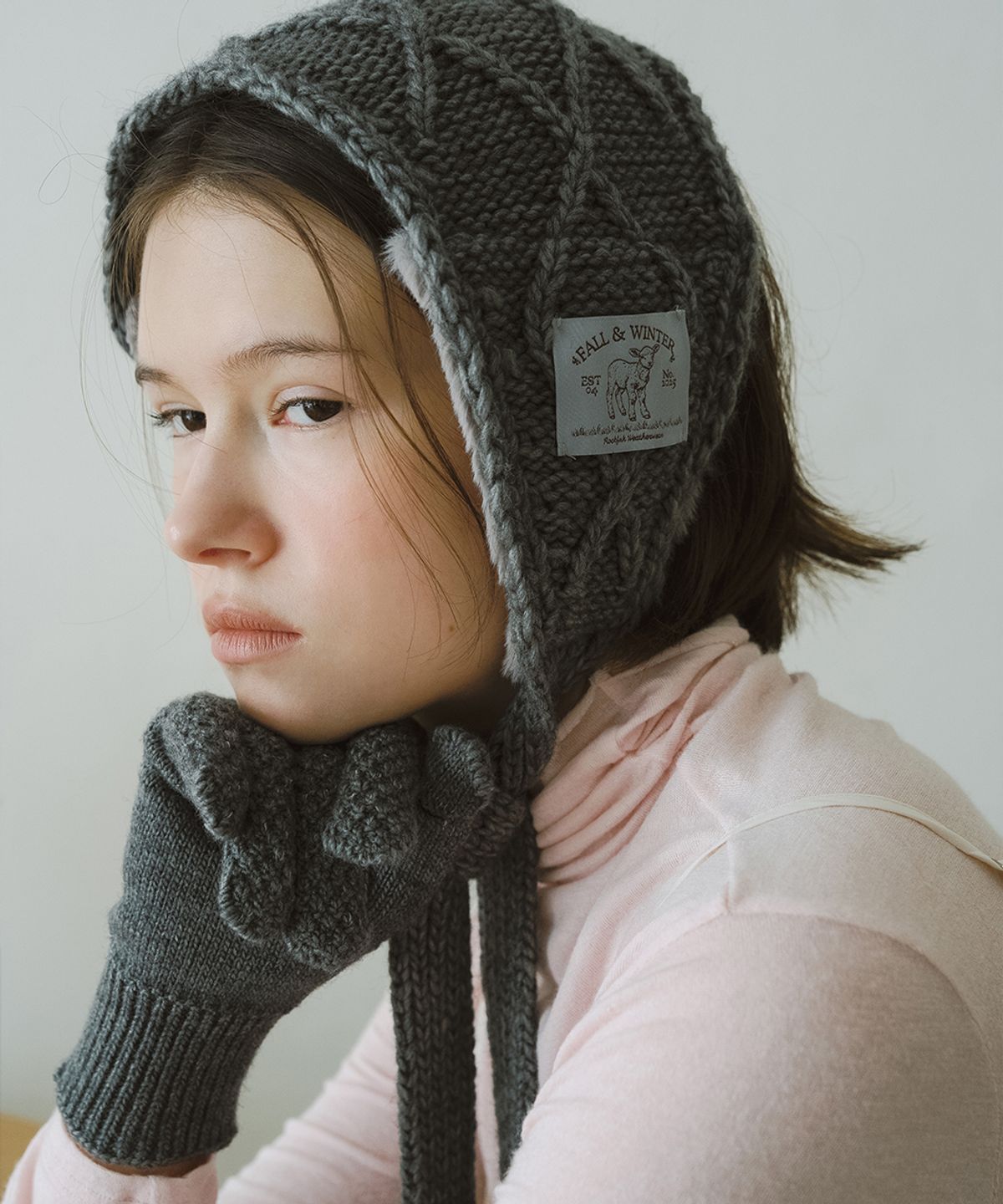 락피쉬웨더웨어(ROCKFISH WEATHERWEAR) DIAMOND CABLE EARMUFF - 4 colors