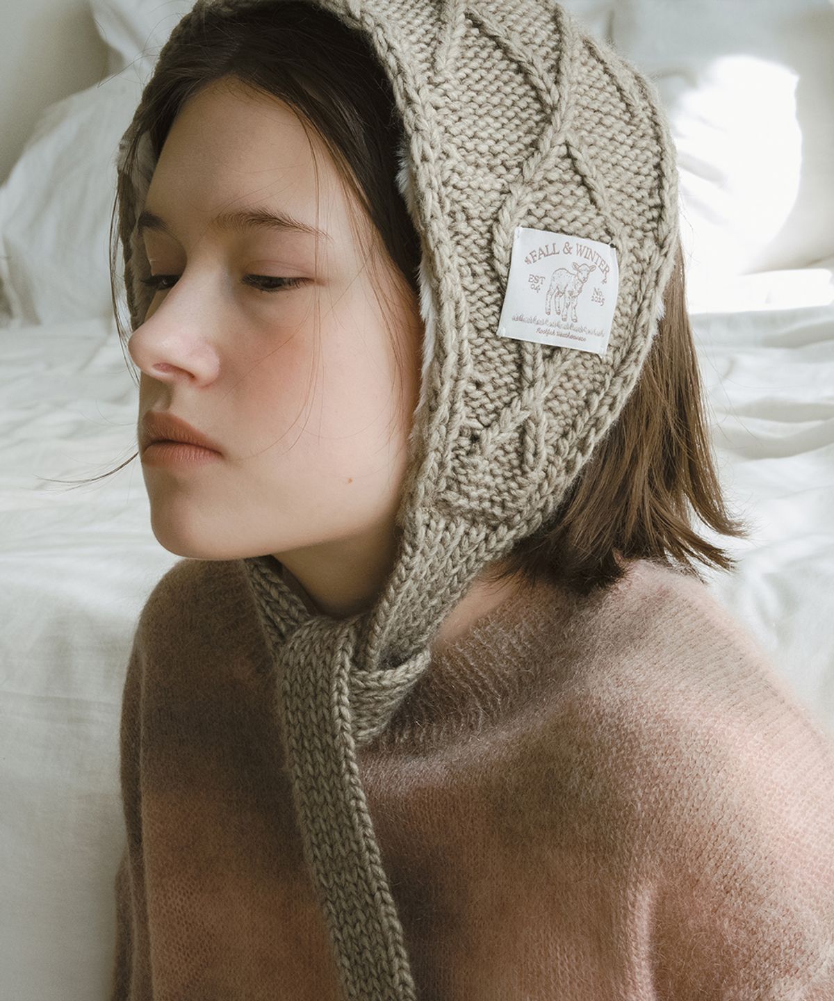 락피쉬웨더웨어(ROCKFISH WEATHERWEAR) DIAMOND CABLE EARMUFF - 4 colors