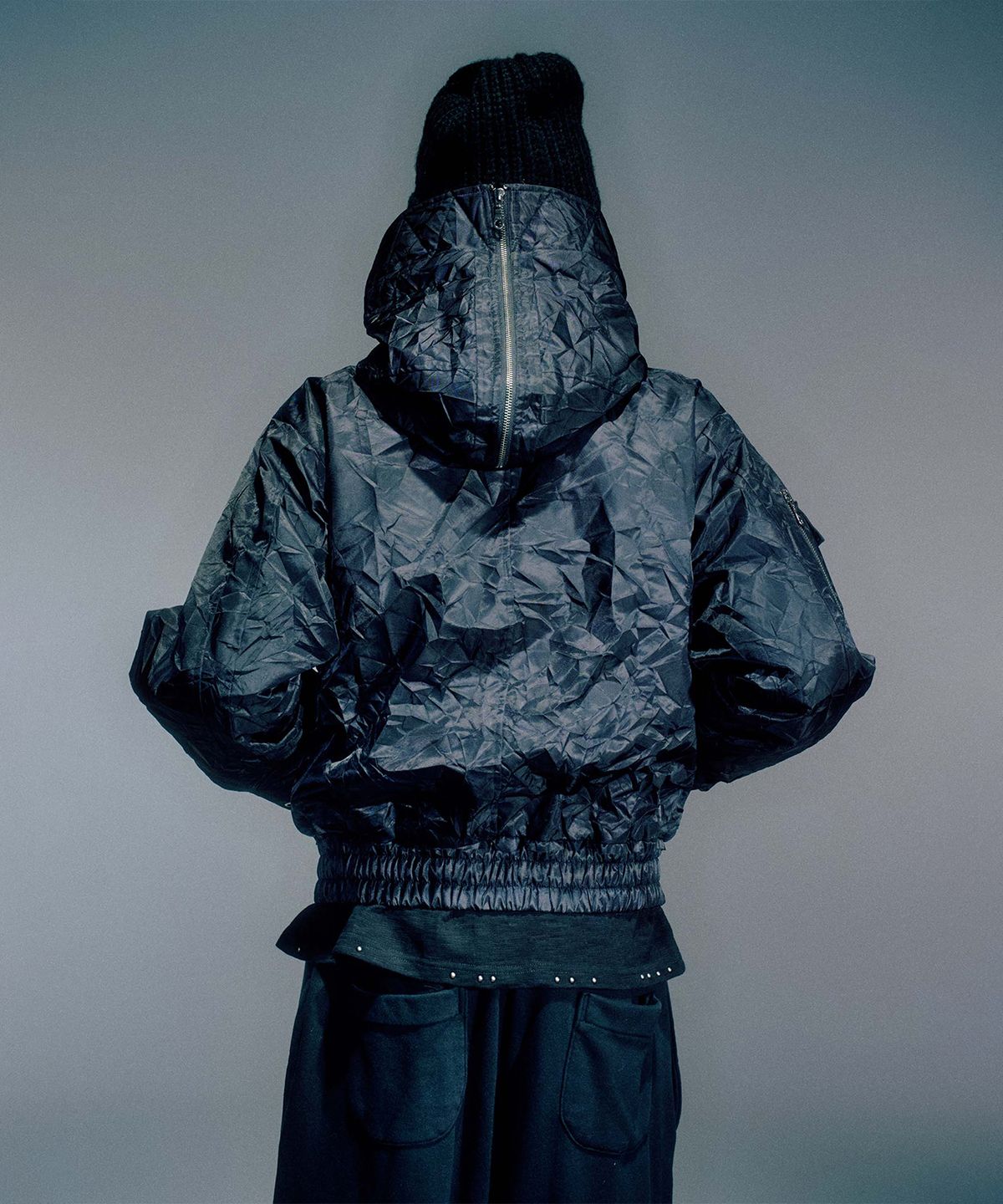 베이컨트 아카이브(VACANT ARCHIVE) MEN PAPE N2B FLIGHT BOMBER JACKET BLACK