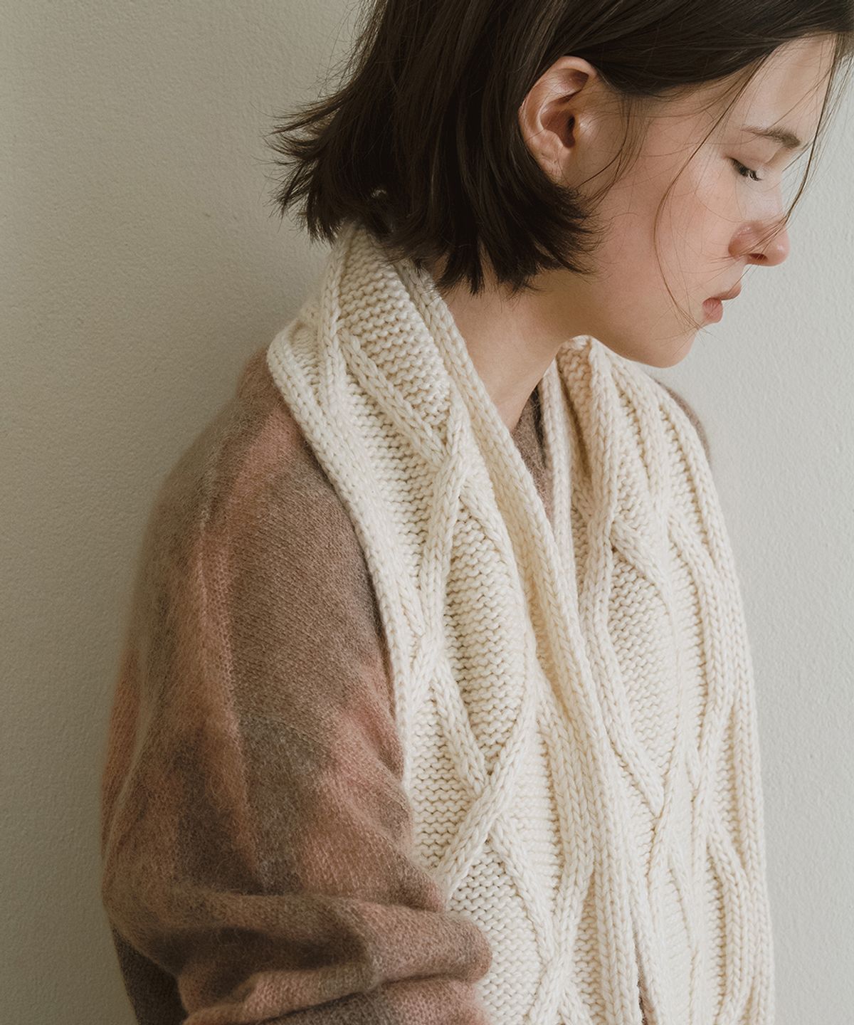 락피쉬웨더웨어(ROCKFISH WEATHERWEAR) DIAMOND CABLE SCARF - 4 colors