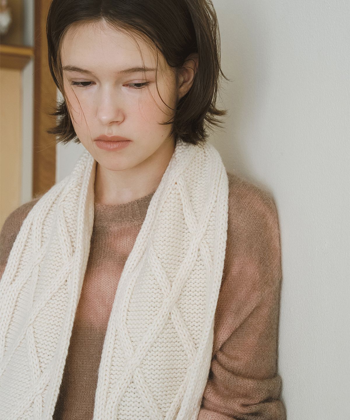 락피쉬웨더웨어(ROCKFISH WEATHERWEAR) DIAMOND CABLE SCARF - 4 colors
