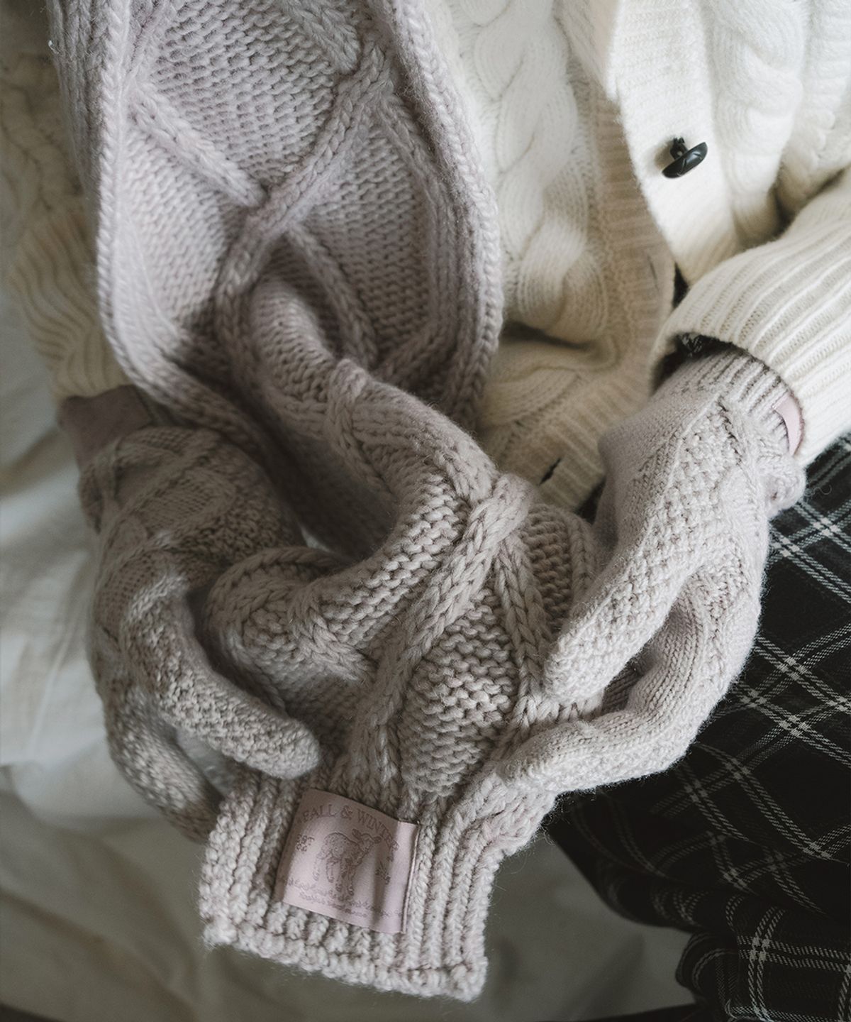 락피쉬웨더웨어(ROCKFISH WEATHERWEAR) DIAMOND CABLE SCARF - 4 colors