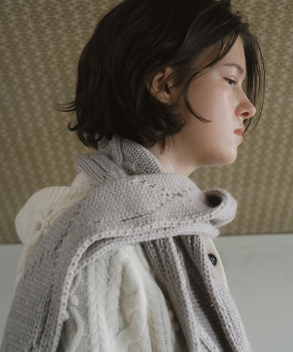락피쉬웨더웨어(ROCKFISH WEATHERWEAR) DIAMOND CABLE SCARF - 4 colors